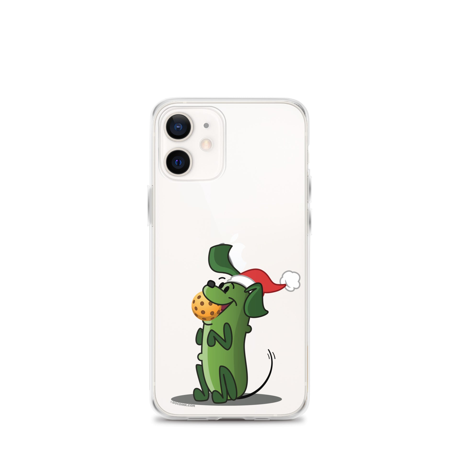 iPhone® Pickleball Case - Pickles "Let's Play Now!" - Christmas - DocDink.com