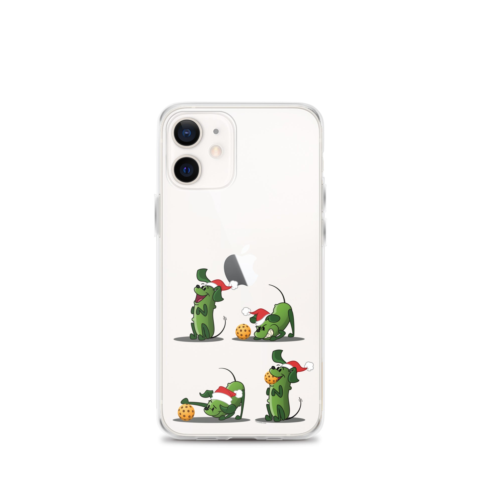 iPhone® Pickleball Case - Pickles wants to Play! - Christmas sq. - DocDink.com