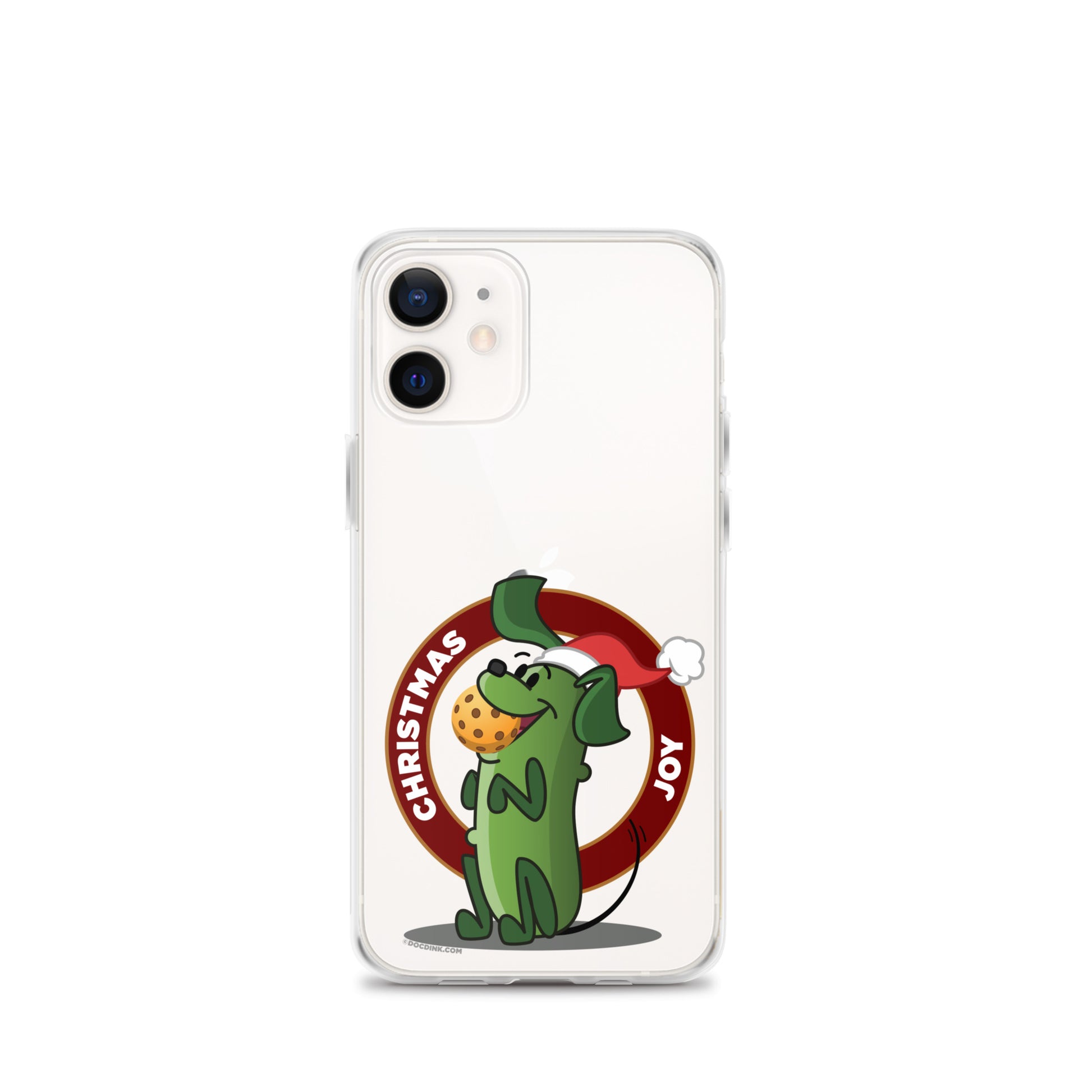 iPhone® Pickleball Case - Pickles "Christmas Joy" - DocDink.com