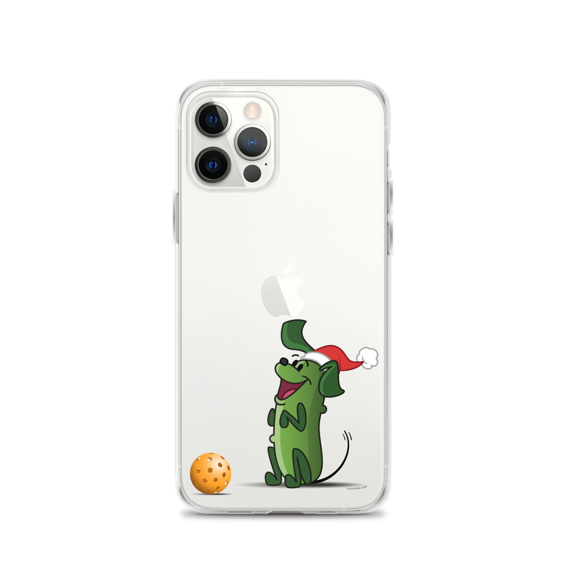 iPhone® Pickleball Case - Pickles "Wanna Play?" - Christmas - DocDink.com