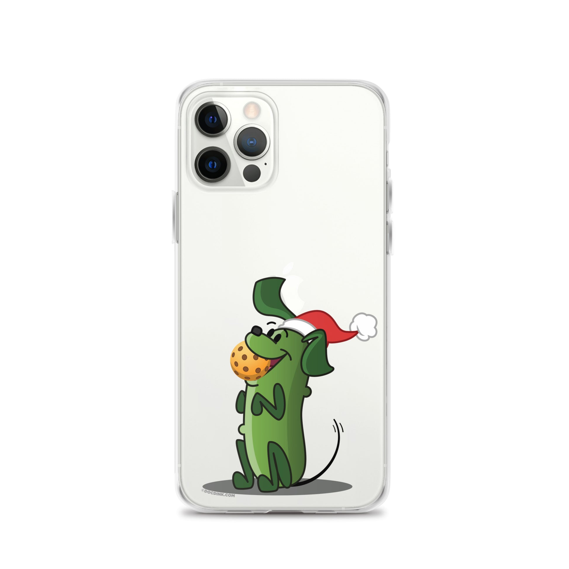 iPhone® Pickleball Case - Pickles "Let's Play Now!" - Christmas - DocDink.com