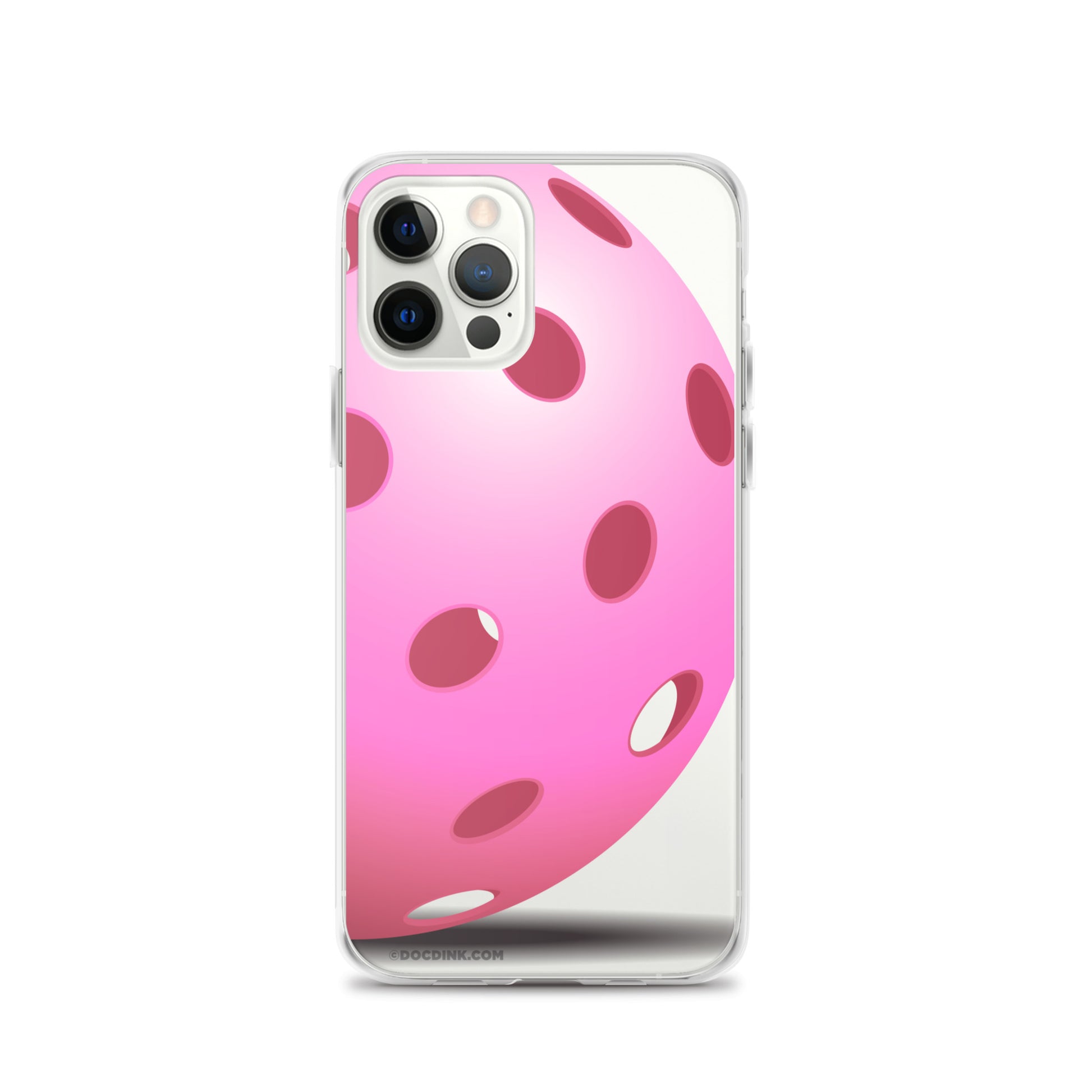 iPhone® Pickleball Case - Big Pink Pickleball - DocDink.com