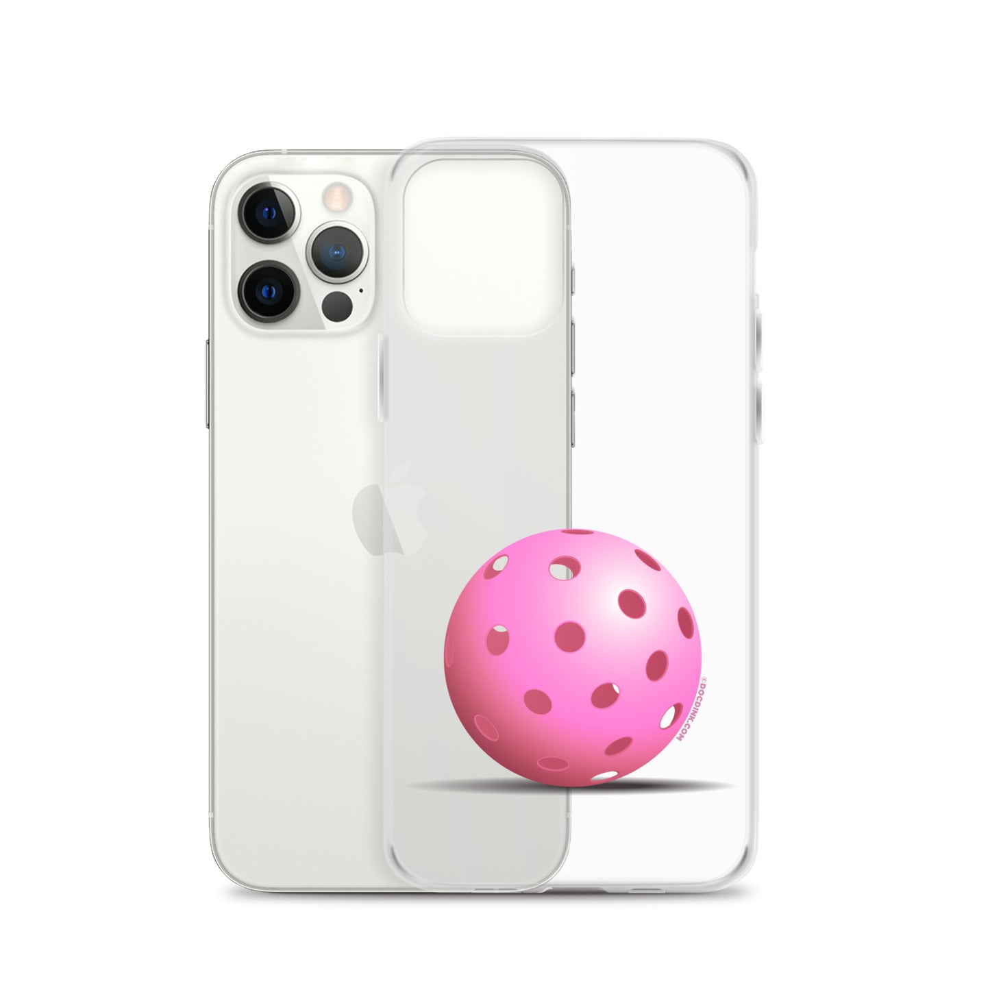 iPhone® Pickleball Case - Pink Pickleball - DocDink.com