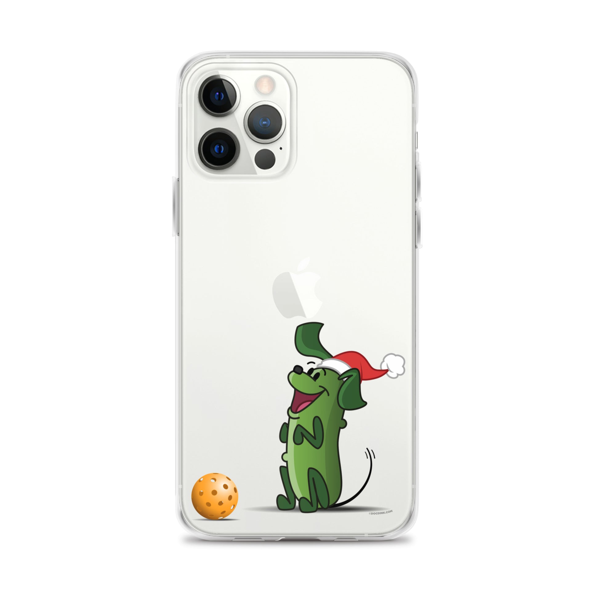 iPhone® Pickleball Case - Pickles "Wanna Play?" - Christmas - DocDink.com