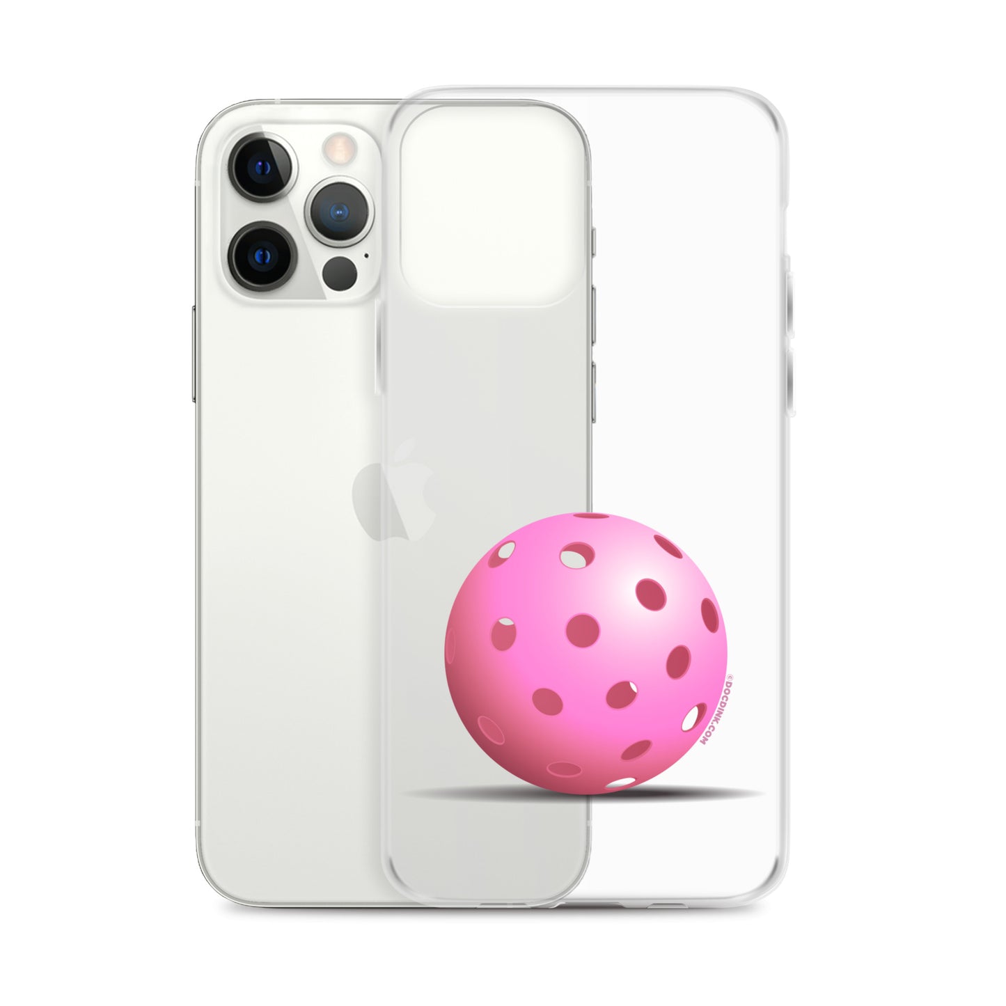 iPhone® Pickleball Case - Pink Pickleball - DocDink.com