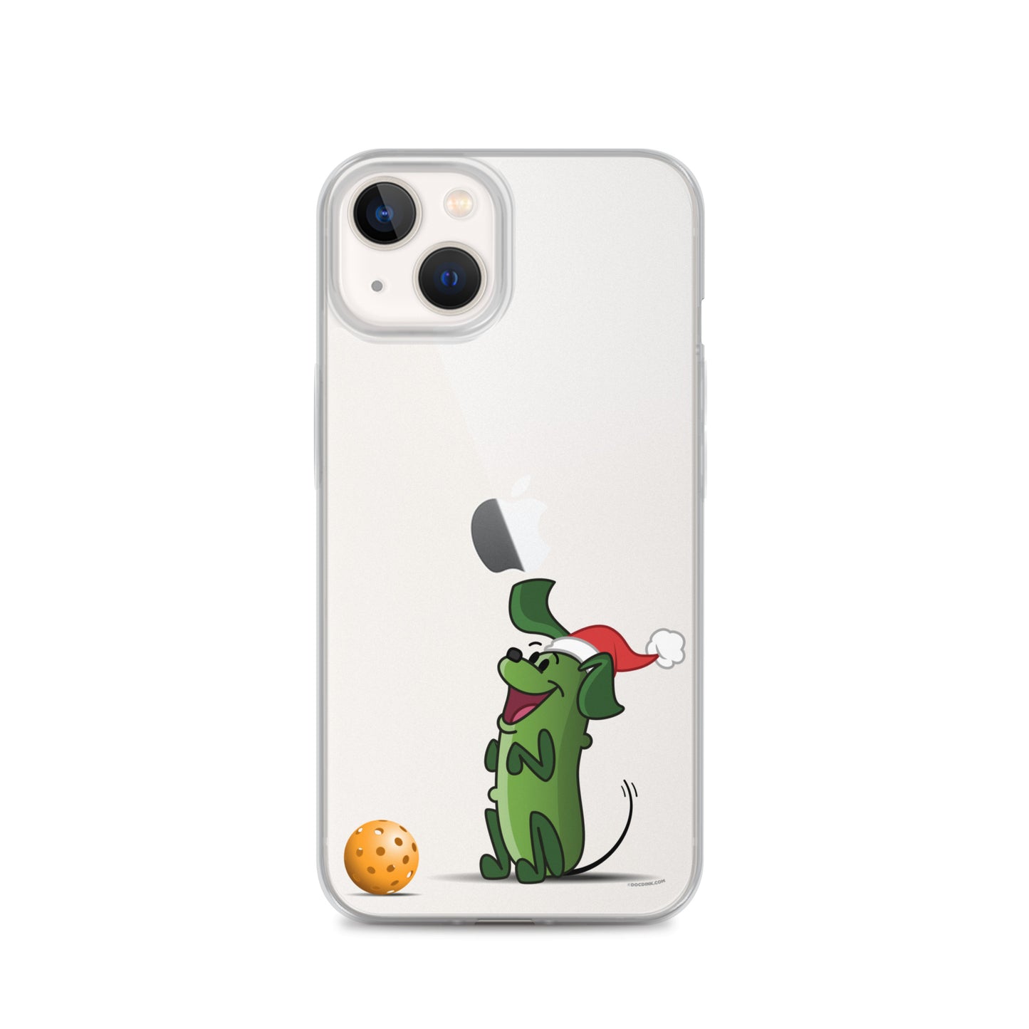 iPhone® Pickleball Case - Pickles "Wanna Play?" - Christmas - DocDink.com