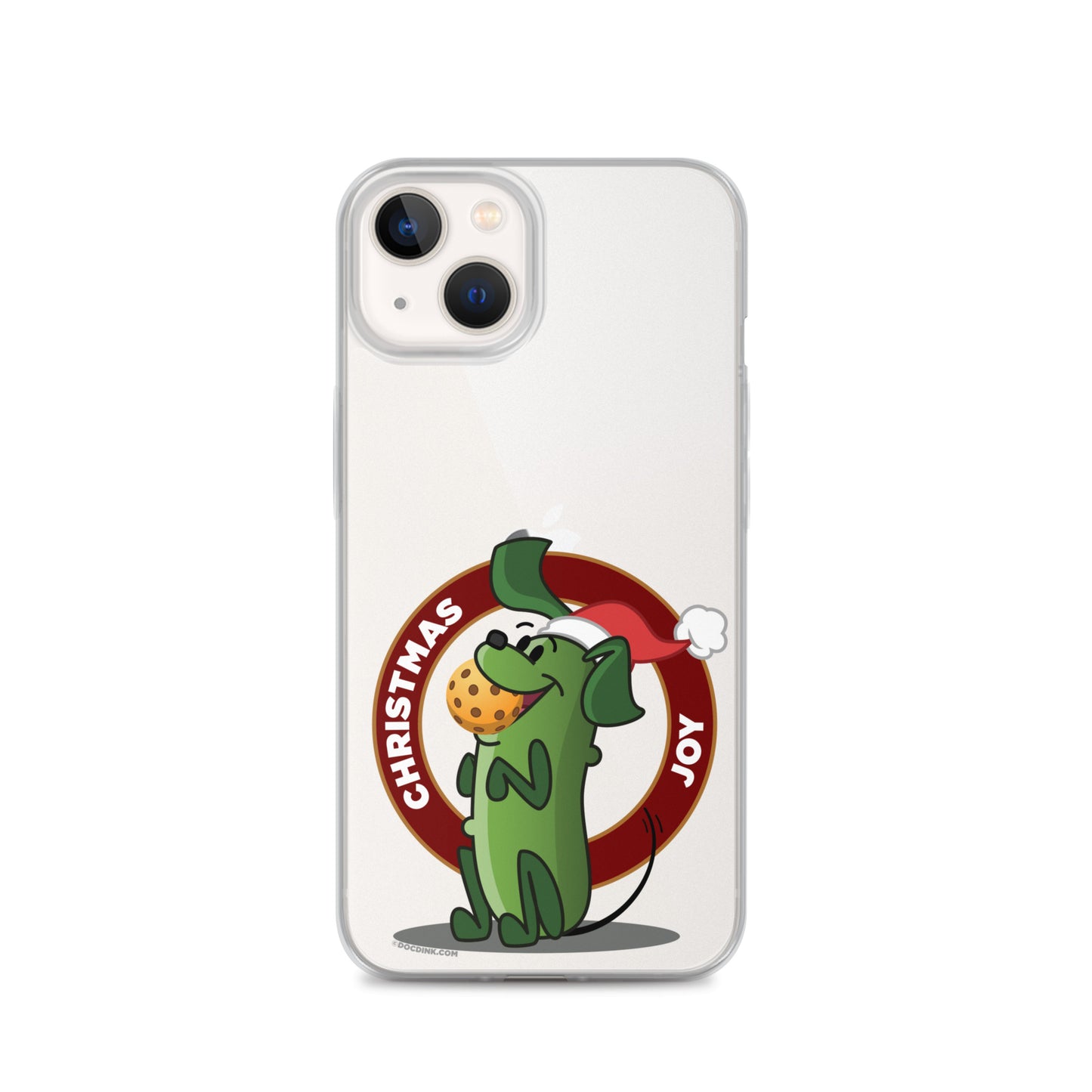 iPhone® Pickleball Case - Pickles "Christmas Joy" - DocDink.com