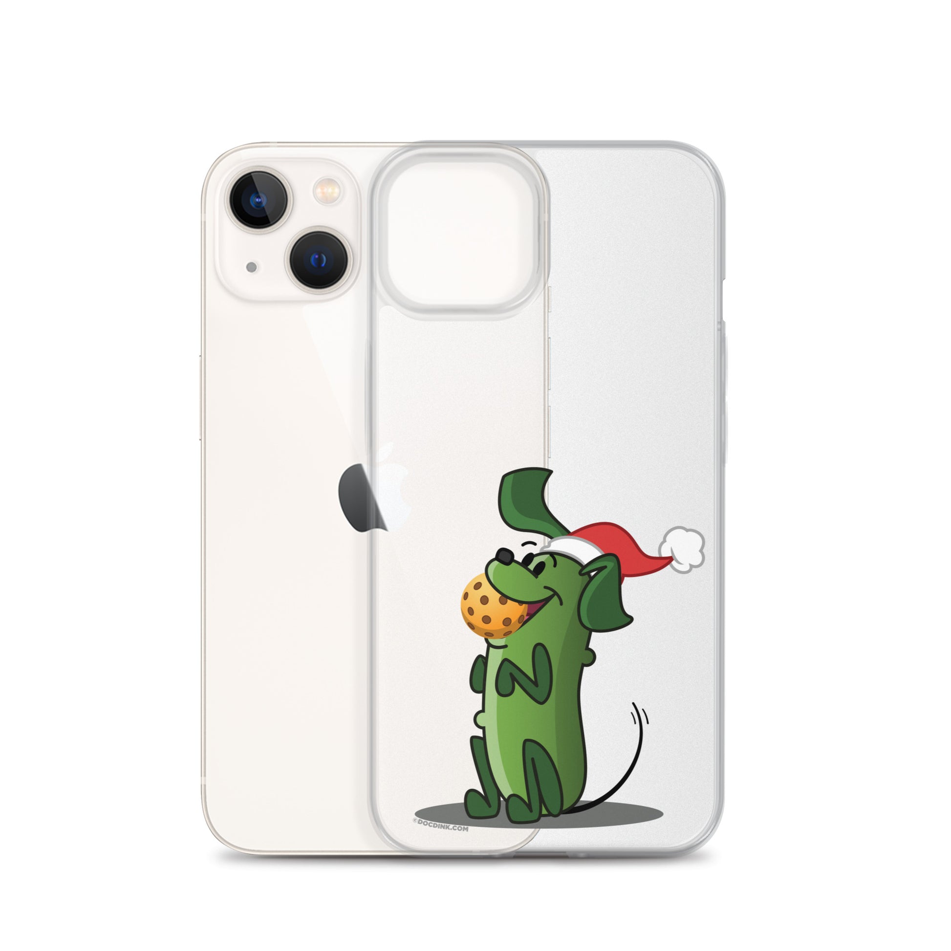 iPhone® Pickleball Case - Pickles "Let's Play Now!" - Christmas - DocDink.com