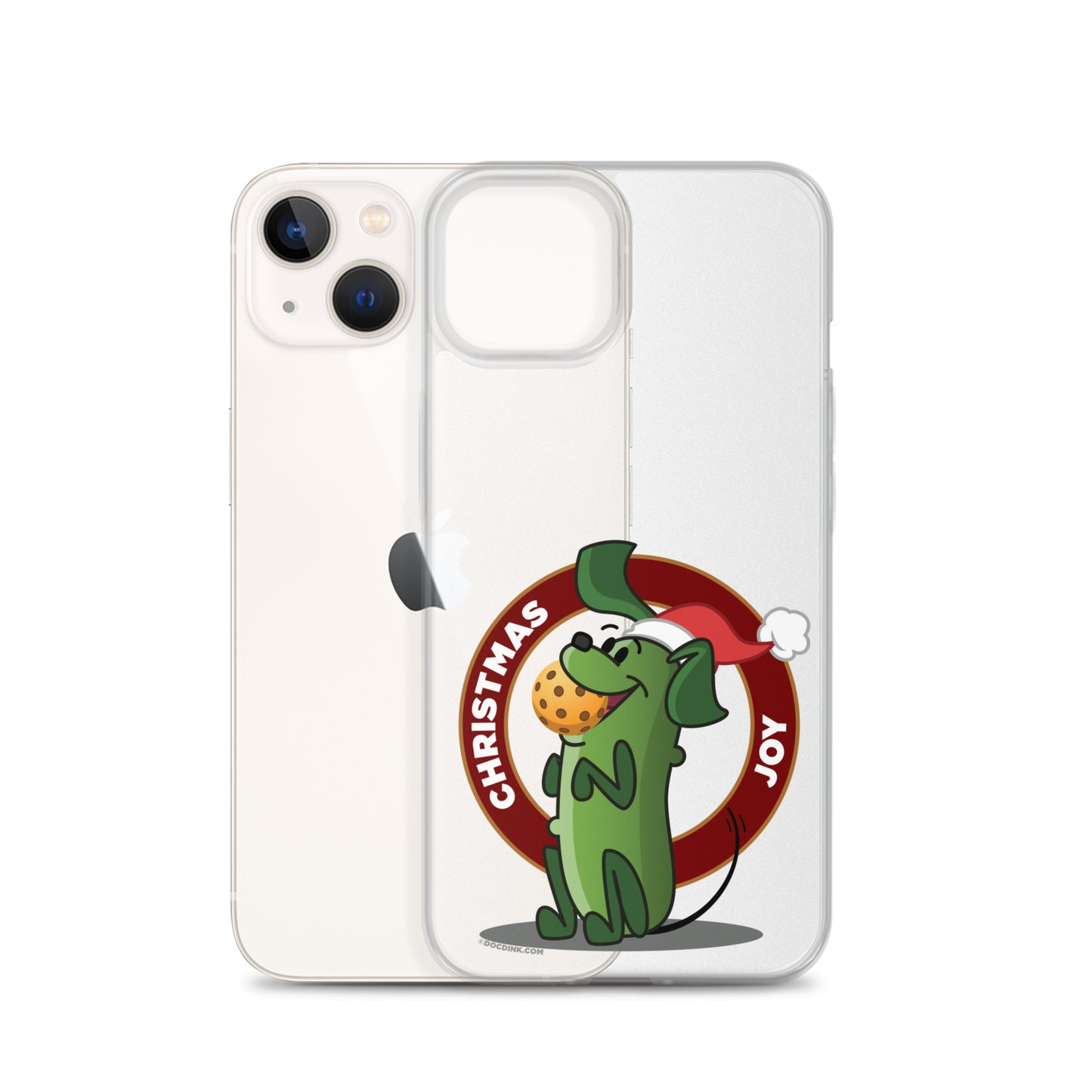 iPhone® Pickleball Case - Pickles "Christmas Joy" - DocDink.com