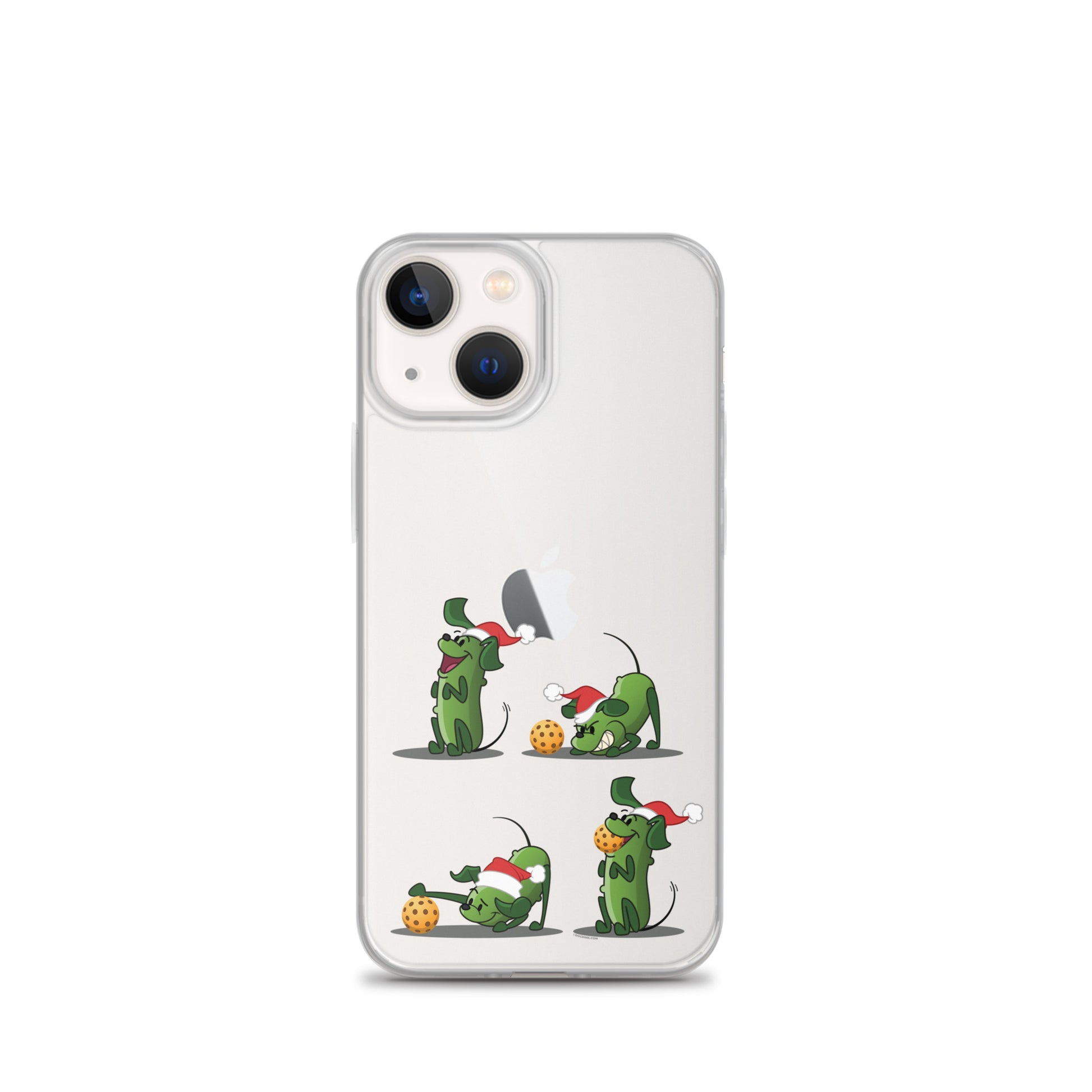 iPhone® Pickleball Case - Pickles wants to Play! - Christmas sq. - DocDink.com