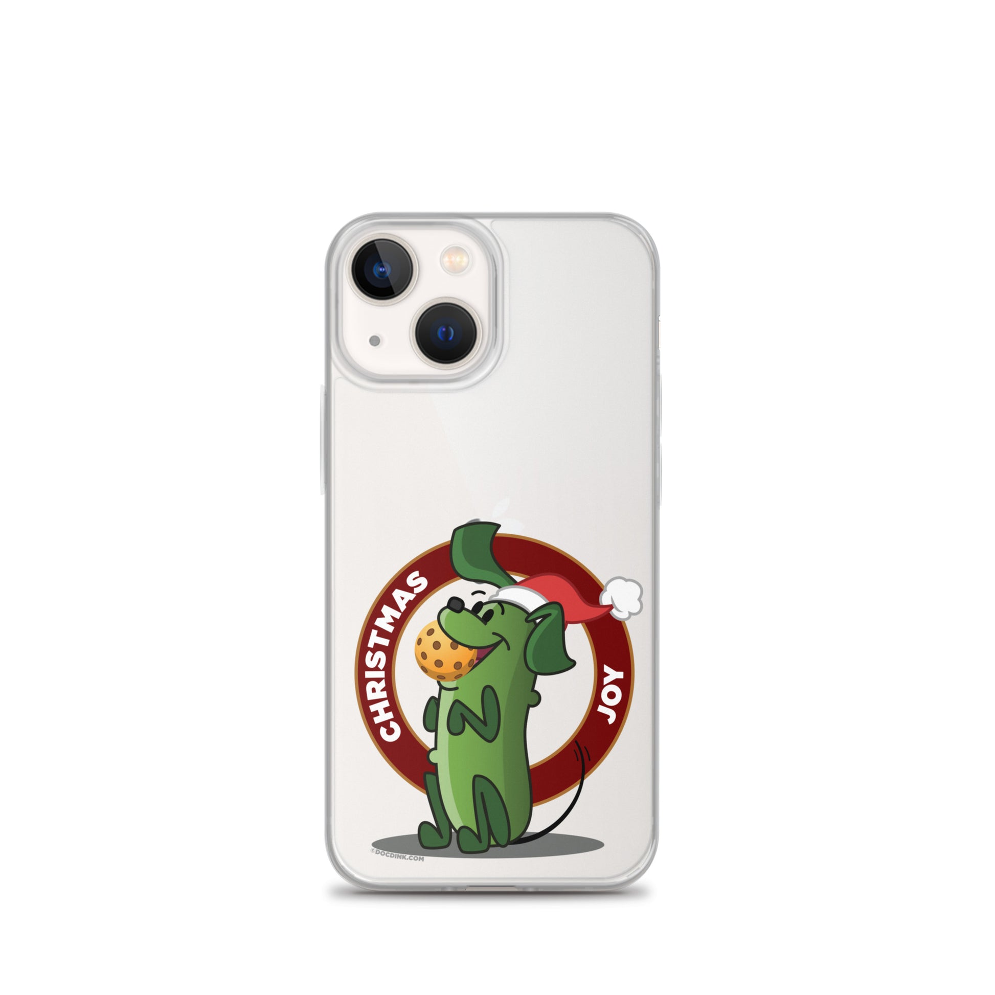 iPhone® Pickleball Case - Pickles "Christmas Joy" - DocDink.com