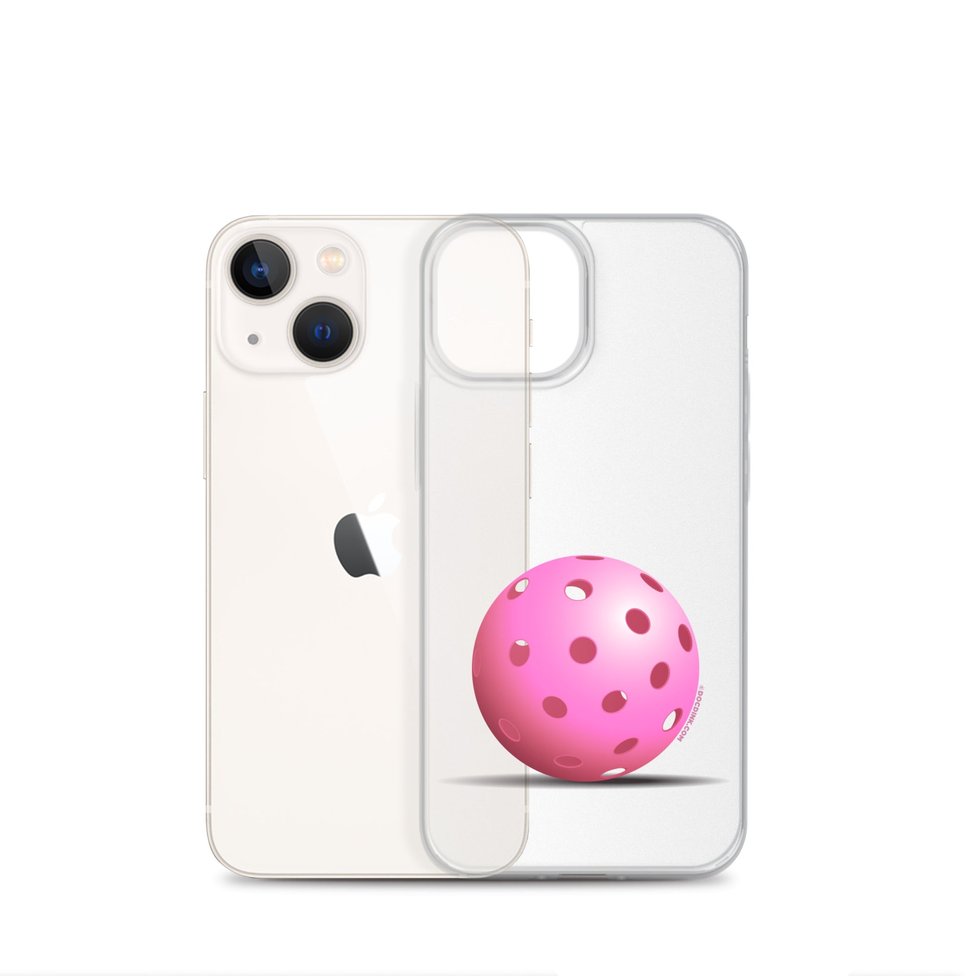 iPhone® Pickleball Case - Pink Pickleball - DocDink.com