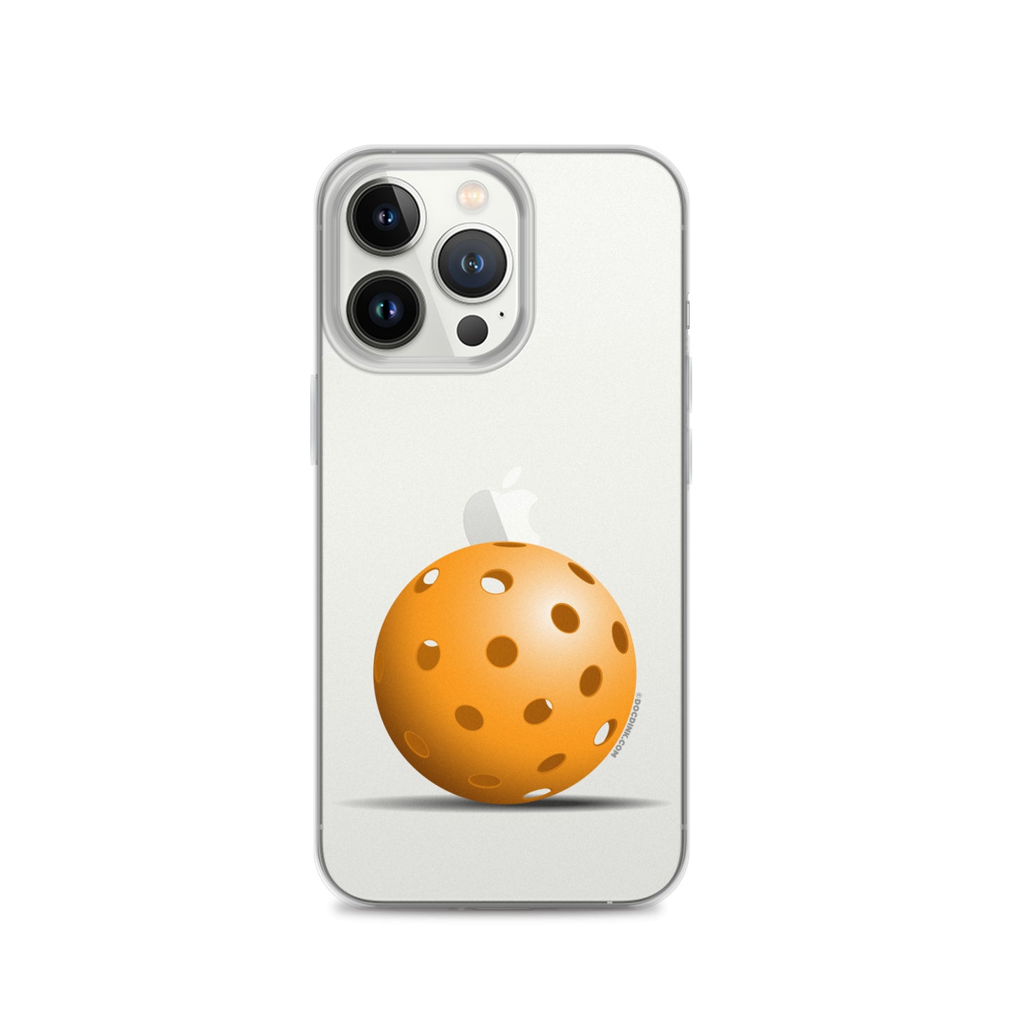 iPhone® Pickleball Case - Orange Pickleball - DocDink.com