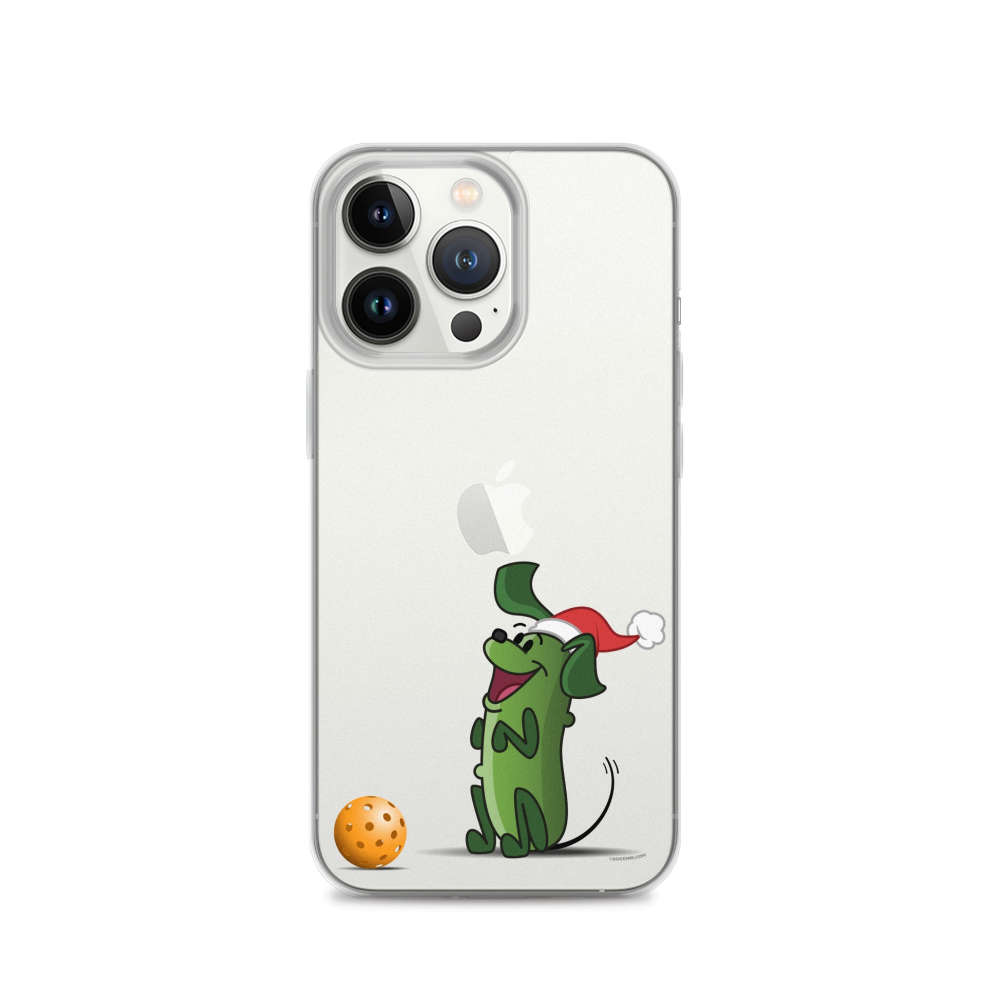 iPhone® Pickleball Case - Pickles "Wanna Play?" - Christmas - DocDink.com