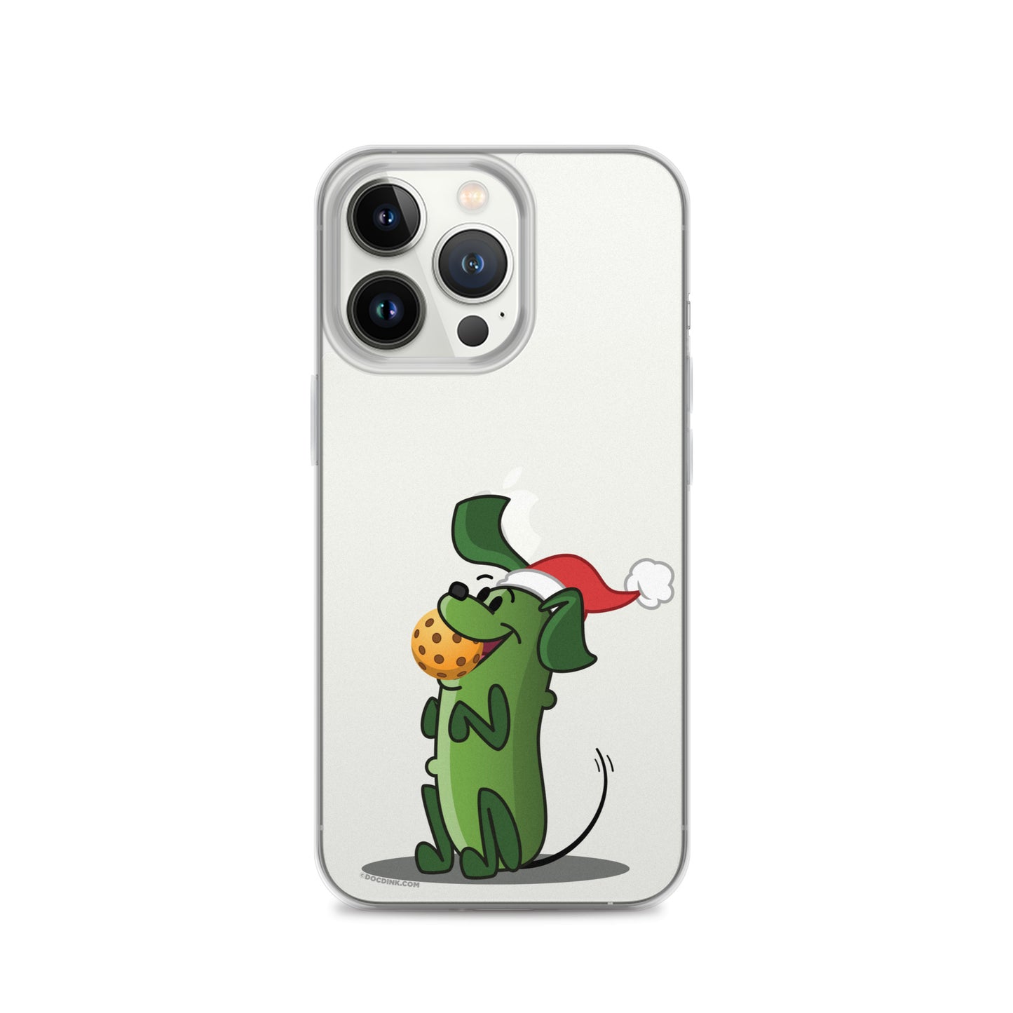 iPhone® Pickleball Case - Pickles "Let's Play Now!" - Christmas - DocDink.com