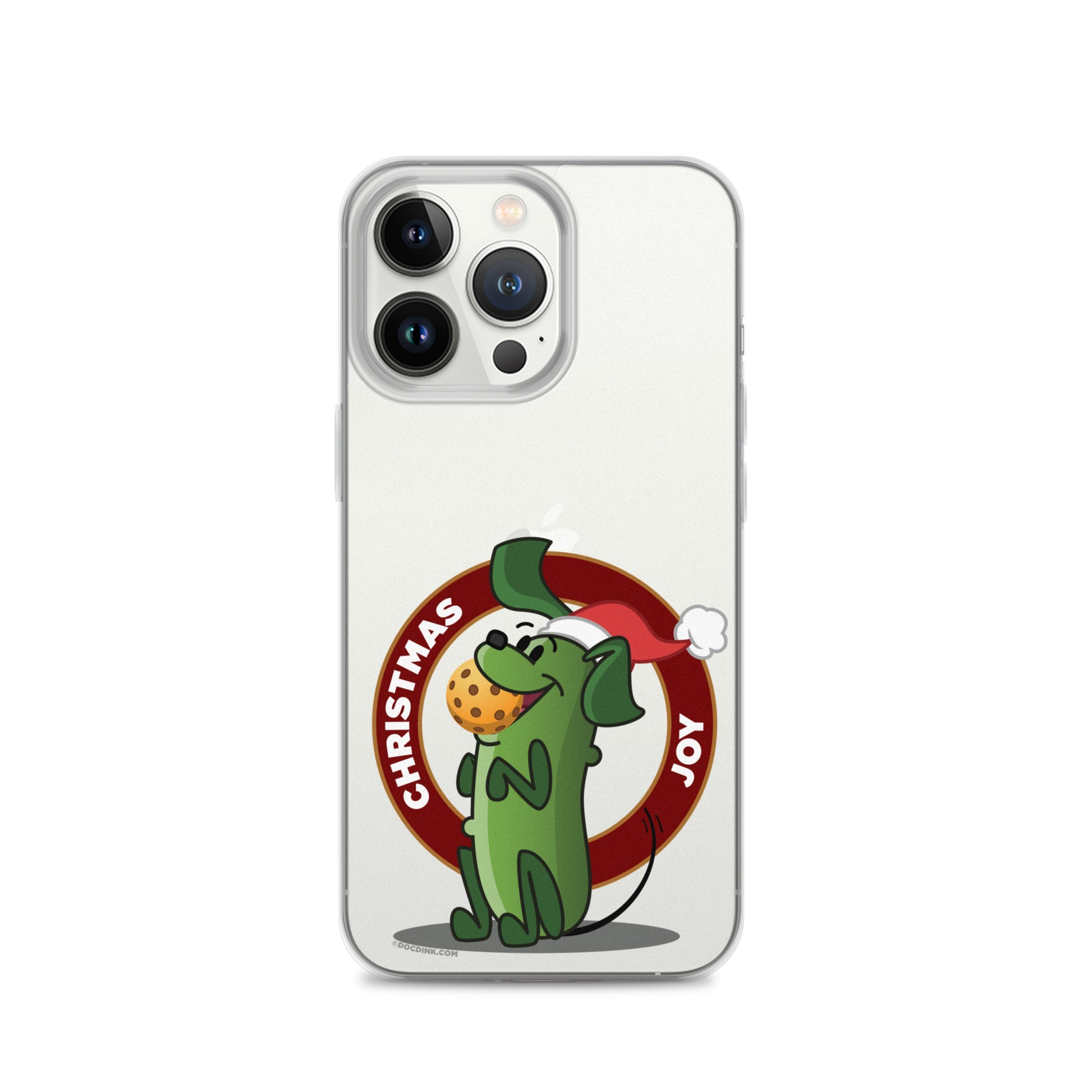 iPhone® Pickleball Case - Pickles "Christmas Joy" - DocDink.com