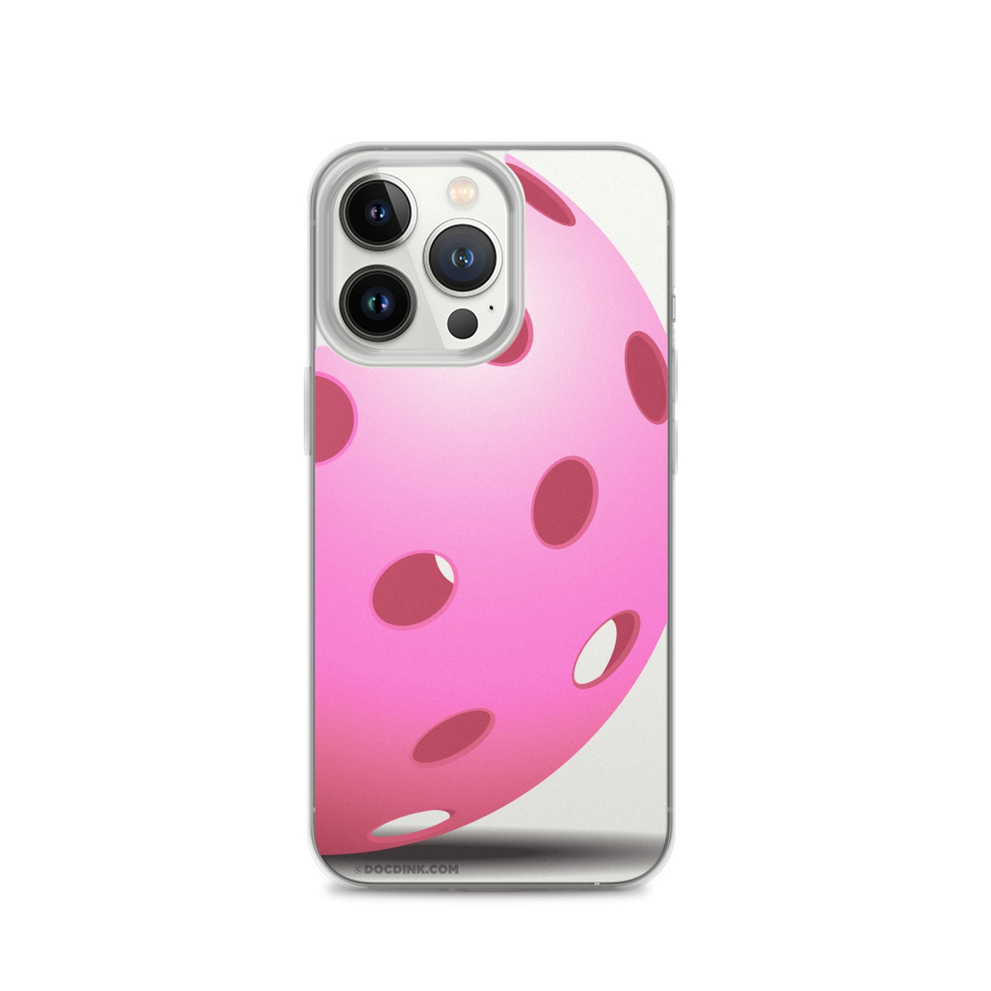 iPhone® Pickleball Case - Big Pink Pickleball - DocDink.com