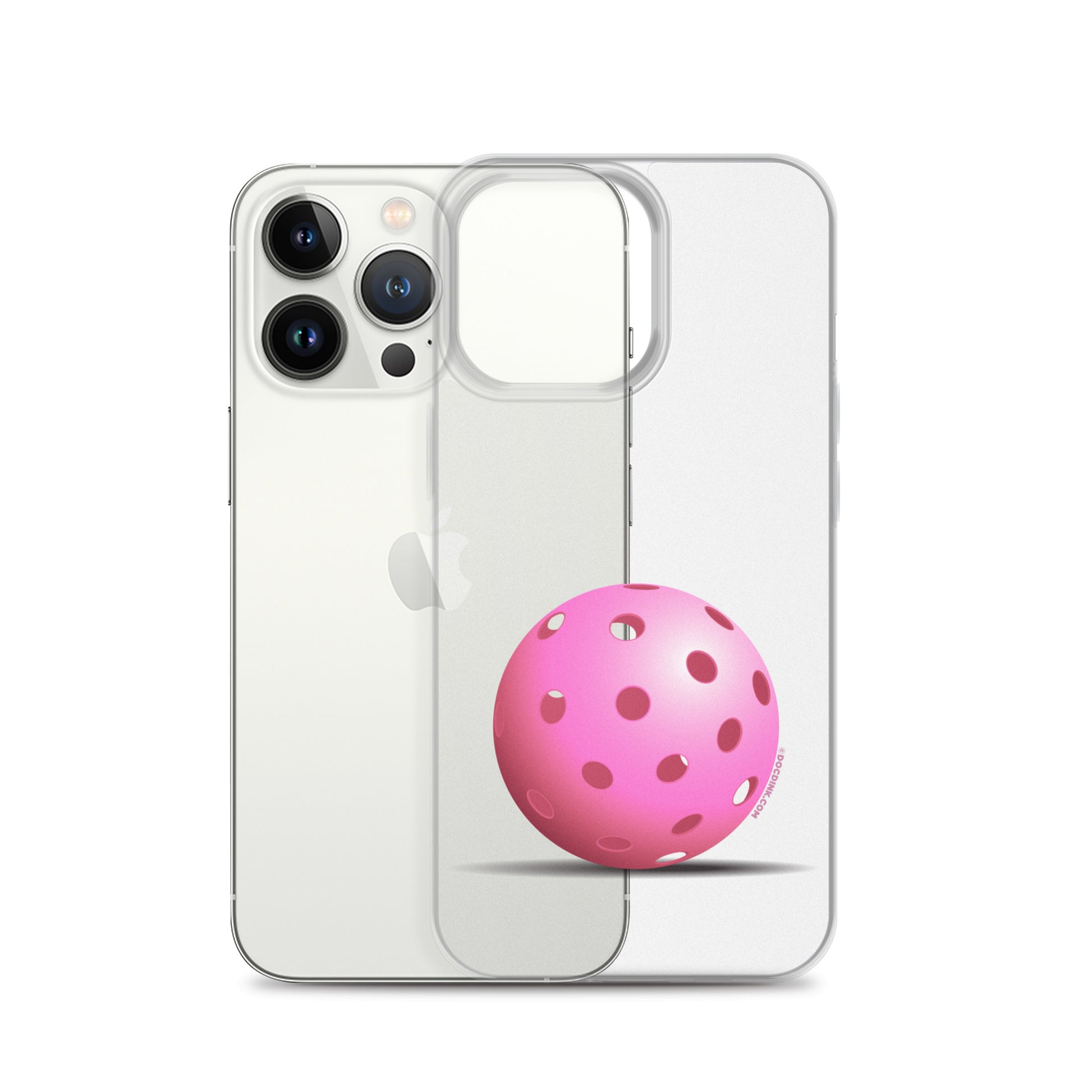 iPhone® Pickleball Case - Pink Pickleball - DocDink.com