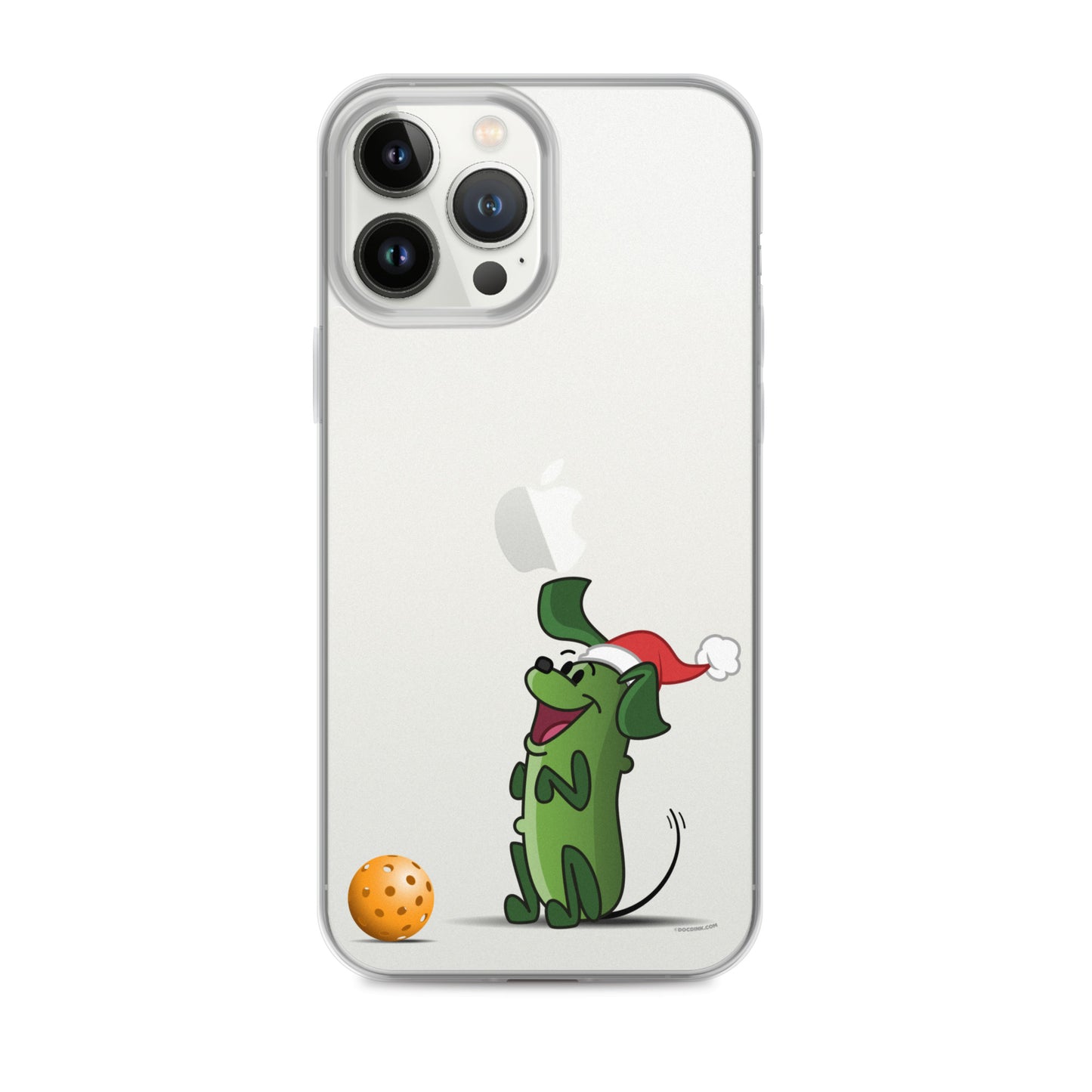 iPhone® Pickleball Case - Pickles "Wanna Play?" - Christmas - DocDink.com