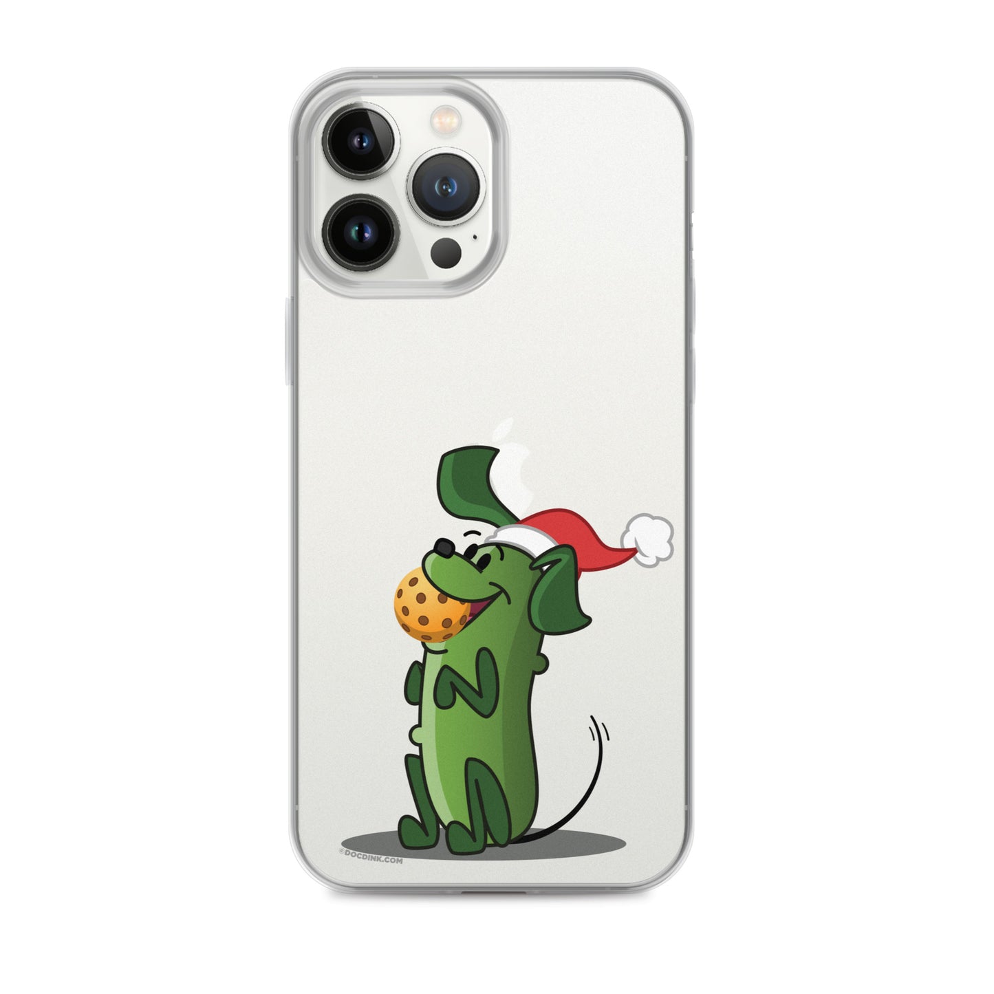 iPhone® Pickleball Case - Pickles "Let's Play Now!" - Christmas - DocDink.com