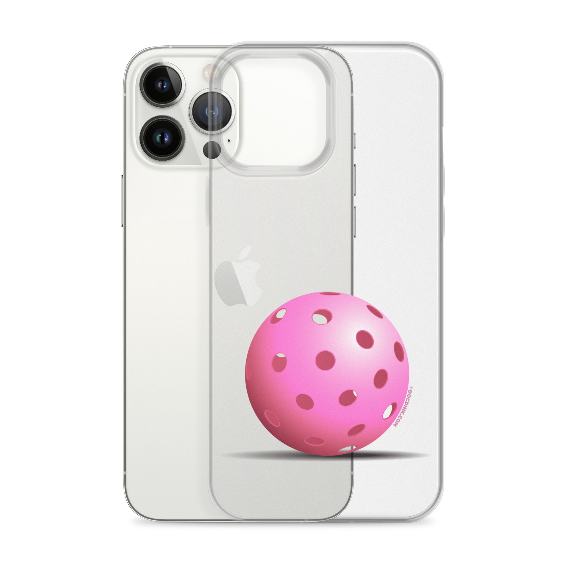 iPhone® Pickleball Case - Pink Pickleball - DocDink.com