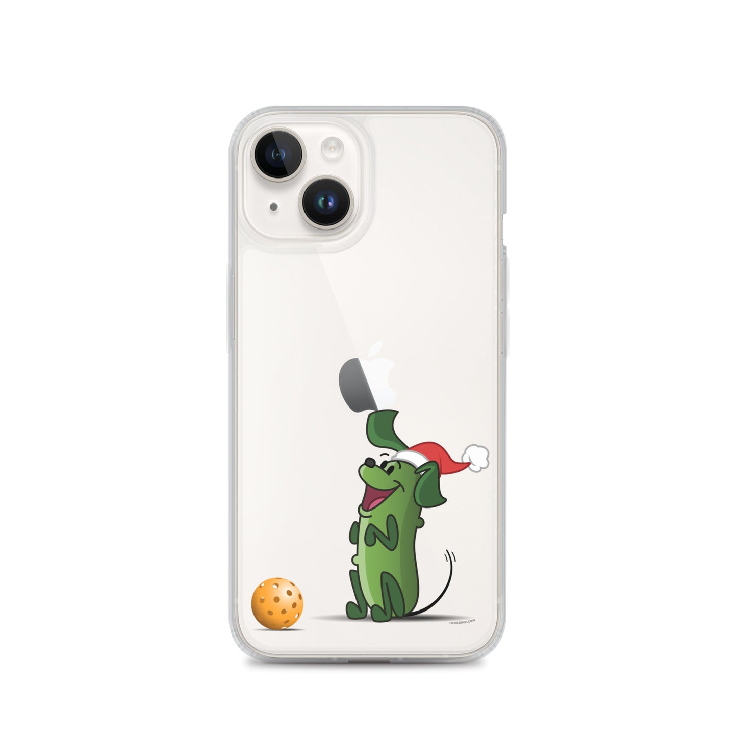 iPhone® Pickleball Case - Pickles "Wanna Play?" - Christmas - DocDink.com