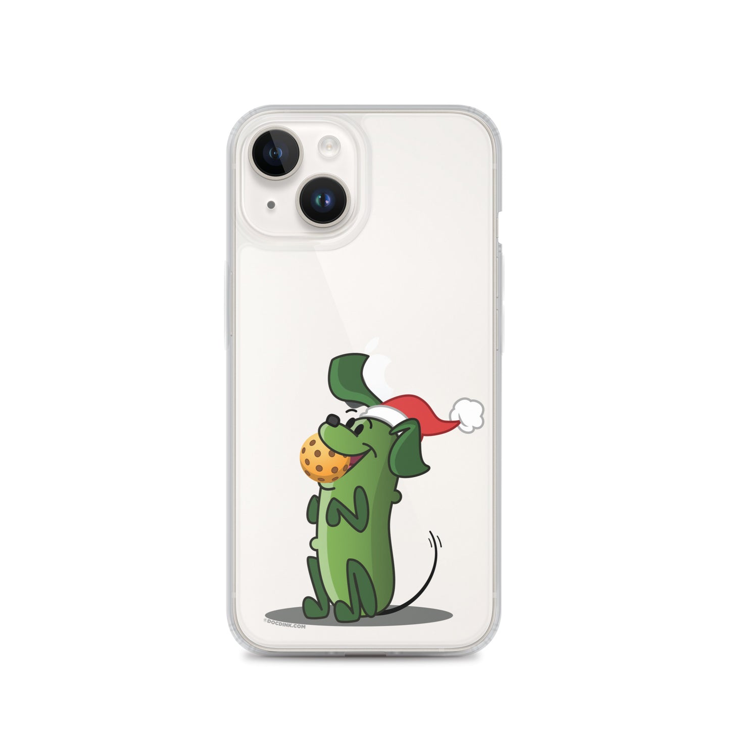 iPhone® Pickleball Case - Pickles "Let's Play Now!" - Christmas - DocDink.com