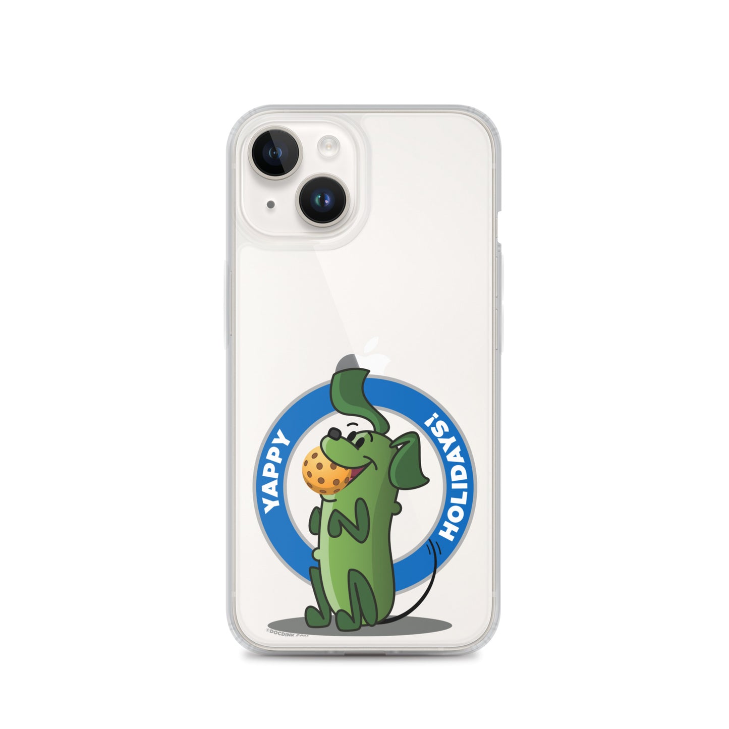 iPhone® Pickleball Case - Pickles "Yappy Holidays" - DocDink.com