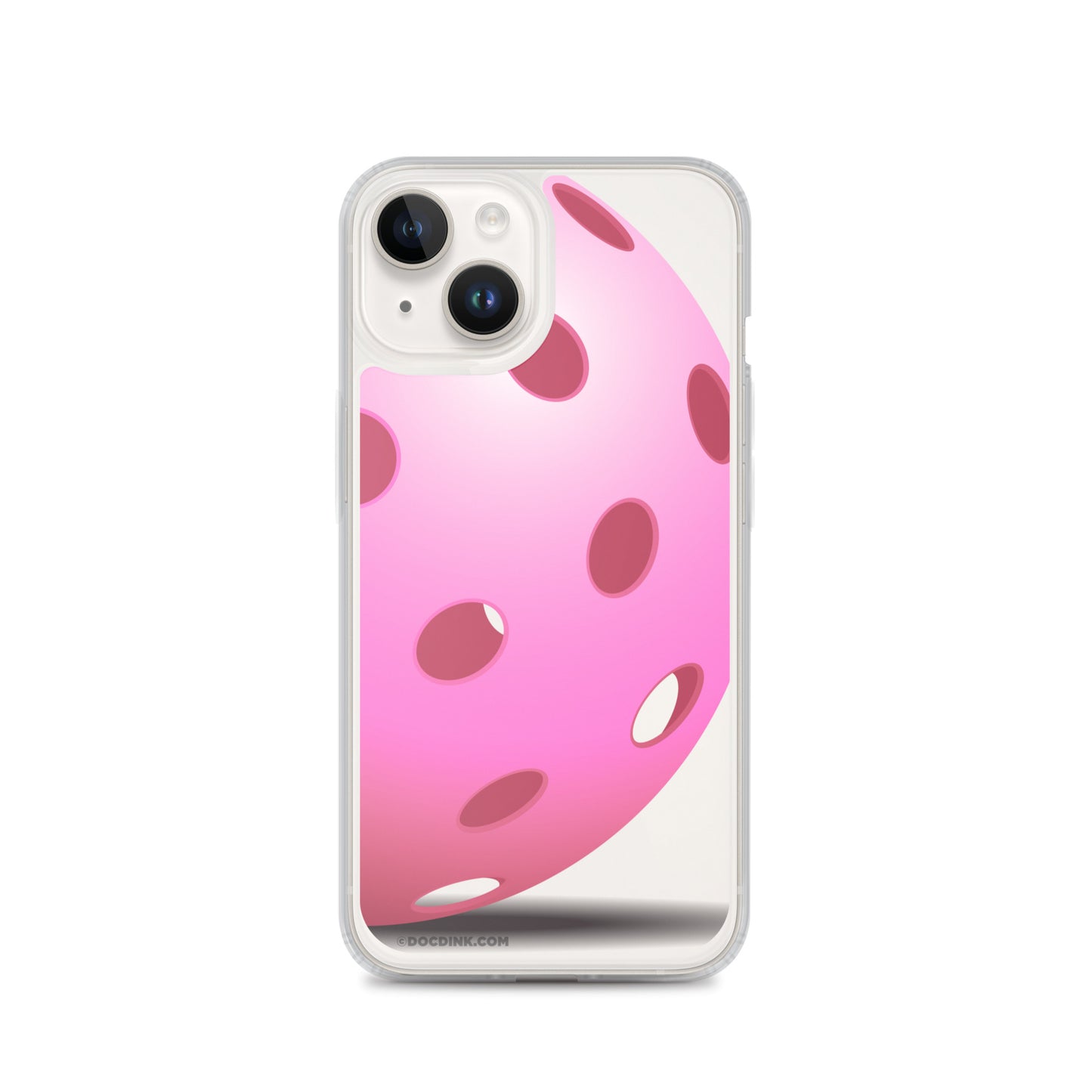 iPhone® Pickleball Case - Big Pink Pickleball - DocDink.com