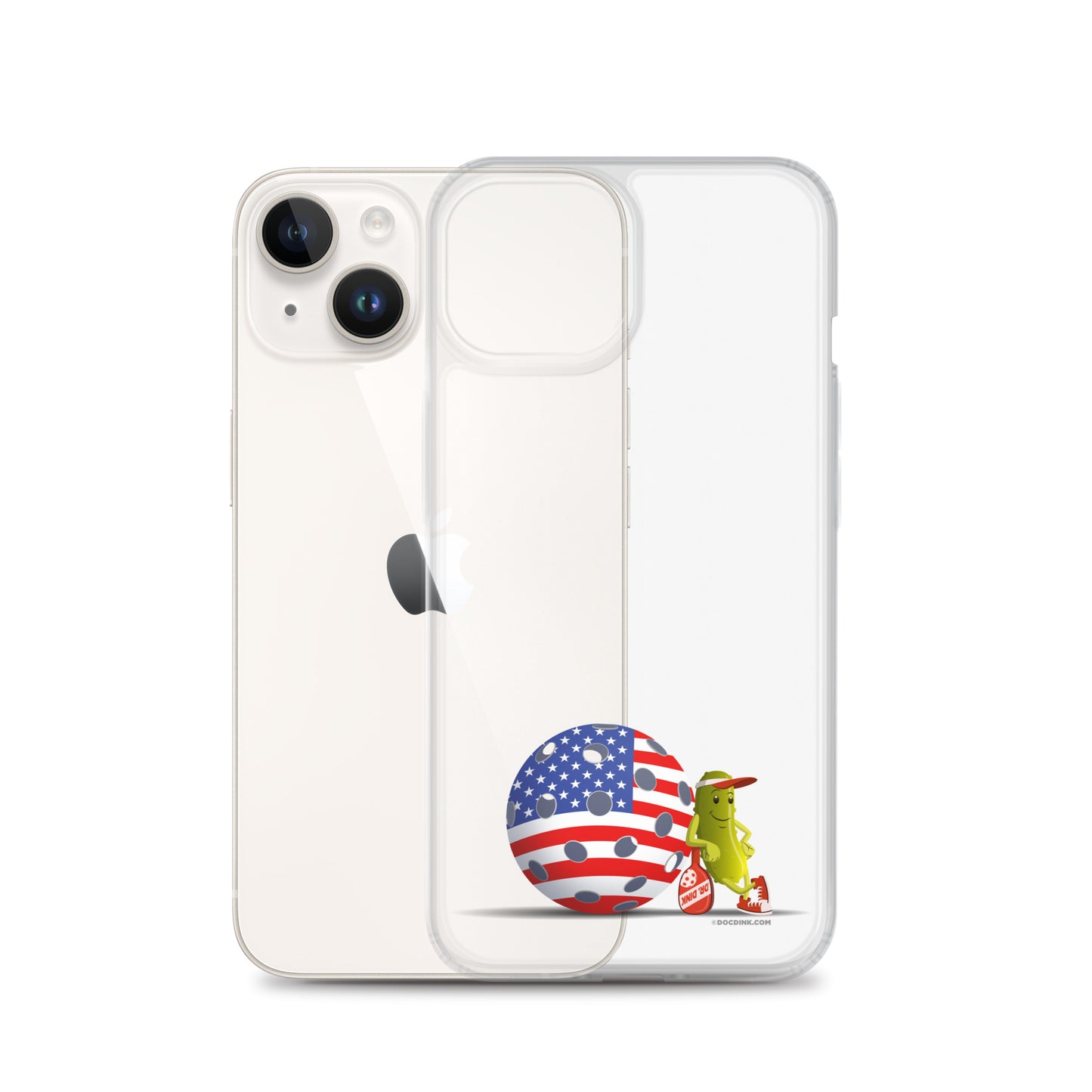 Pickleball iPhone® Case - Resting Pickleball USA - DocDink.com