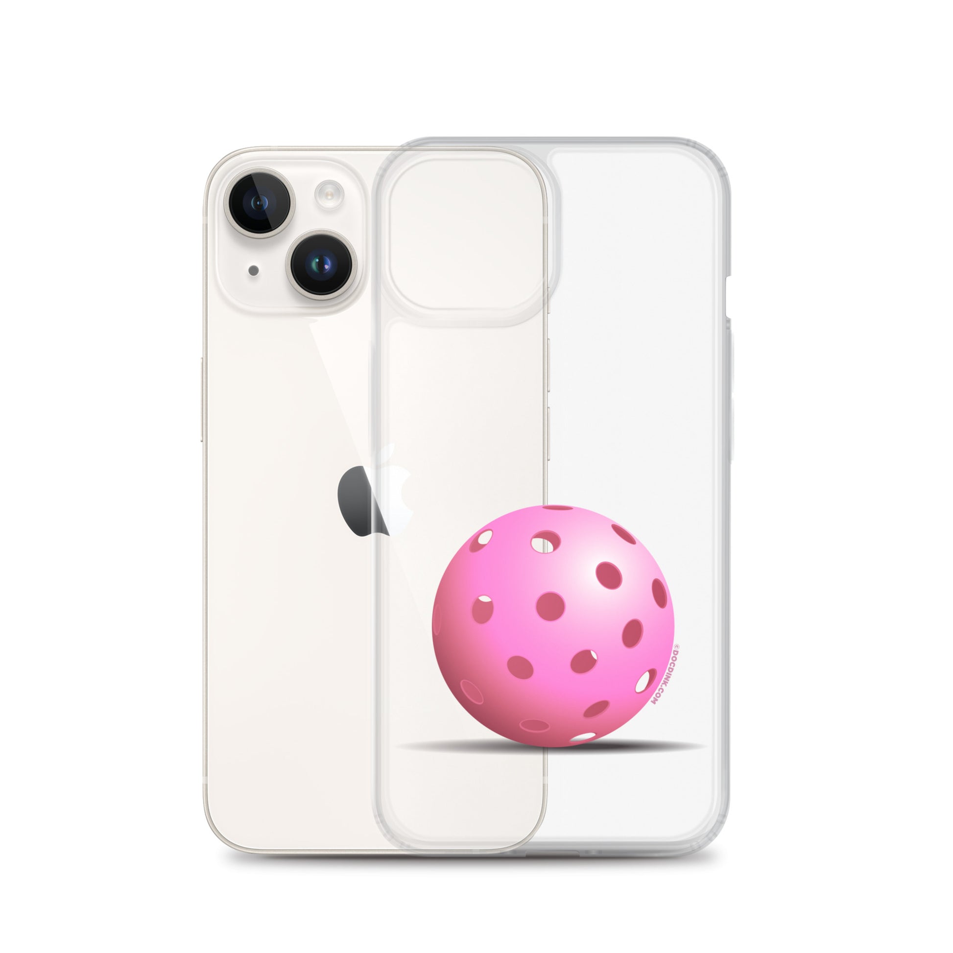 iPhone® Pickleball Case - Pink Pickleball - DocDink.com