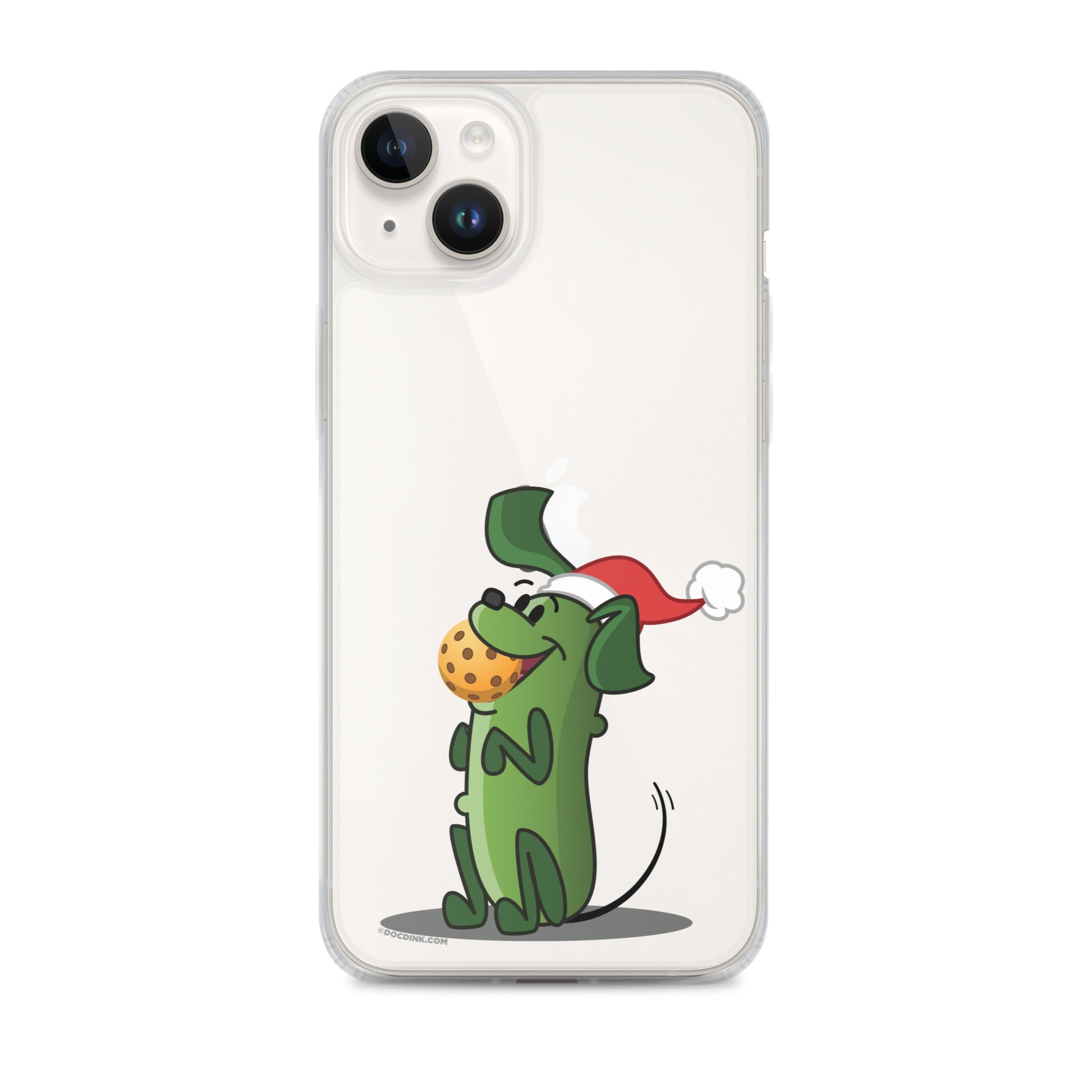 iPhone® Pickleball Case - Pickles "Let's Play Now!" - Christmas - DocDink.com