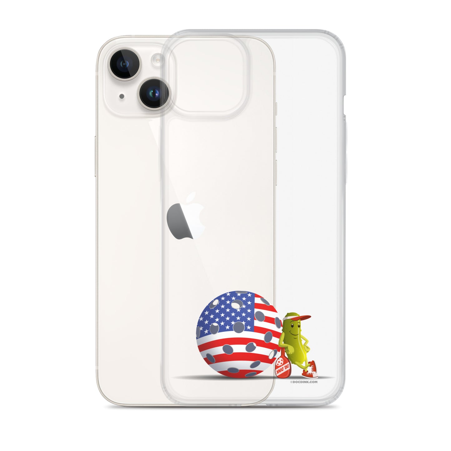 Pickleball iPhone® Case - Resting Pickleball USA - DocDink.com