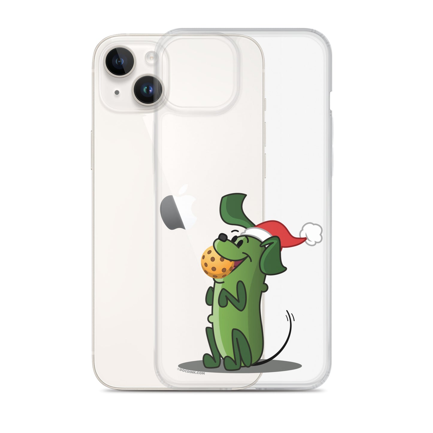 iPhone® Pickleball Case - Pickles "Let's Play Now!" - Christmas - DocDink.com