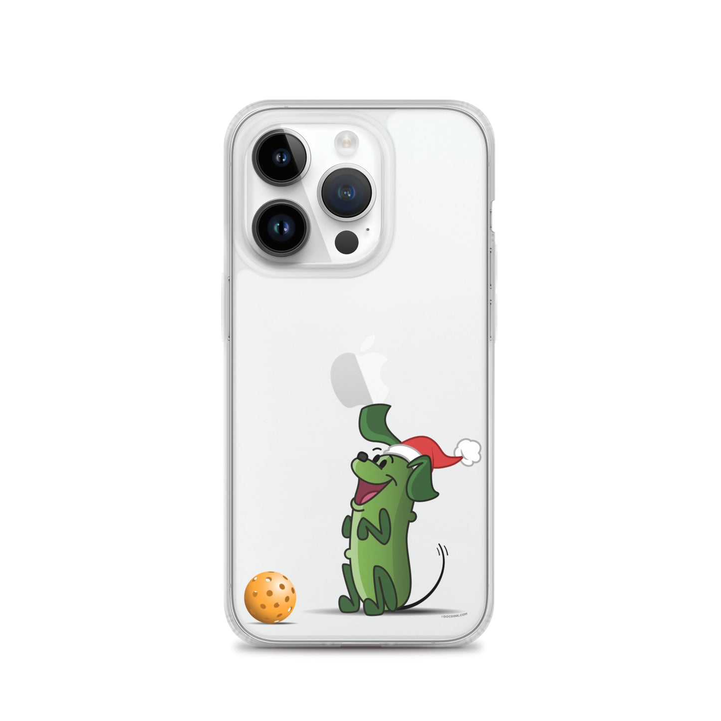 iPhone® Pickleball Case - Pickles "Wanna Play?" - Christmas - DocDink.com