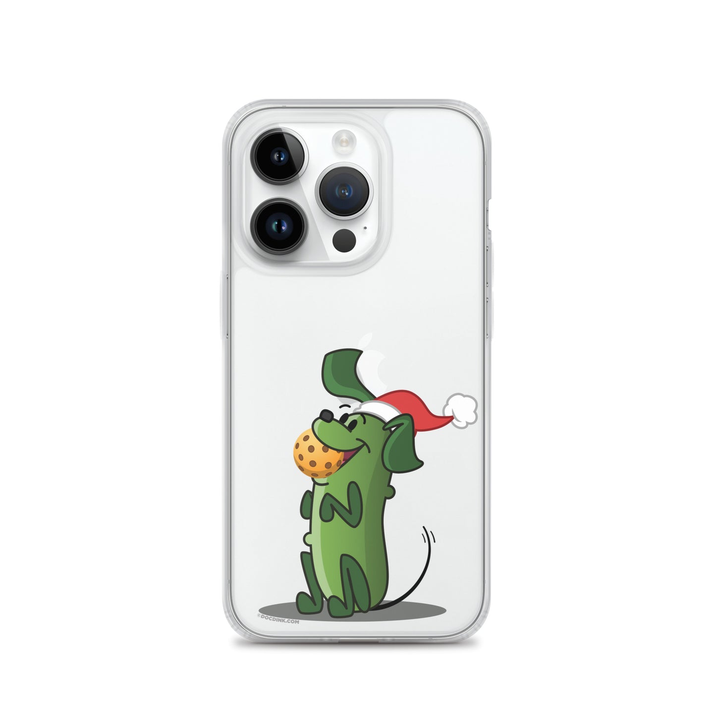 iPhone® Pickleball Case - Pickles "Let's Play Now!" - Christmas - DocDink.com