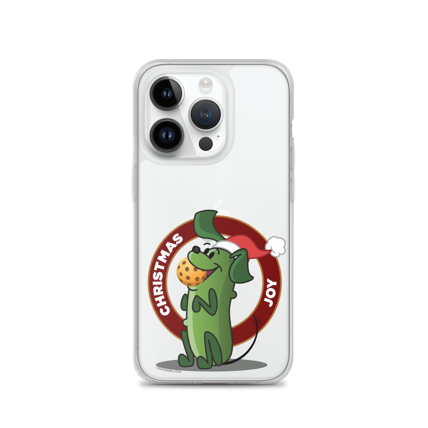 iPhone® Pickleball Case - Pickles "Christmas Joy" - DocDink.com