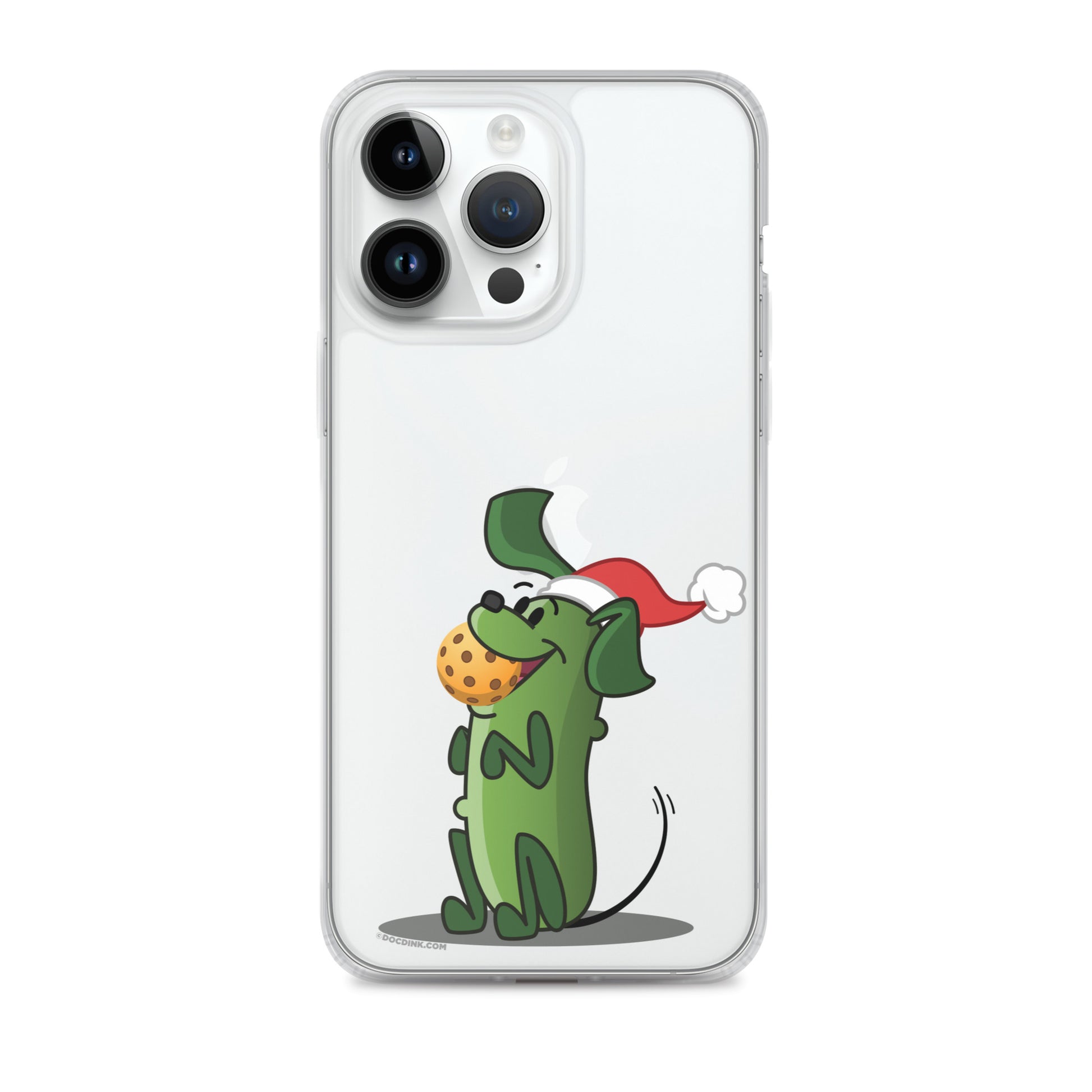 iPhone® Pickleball Case - Pickles "Let's Play Now!" - Christmas - DocDink.com