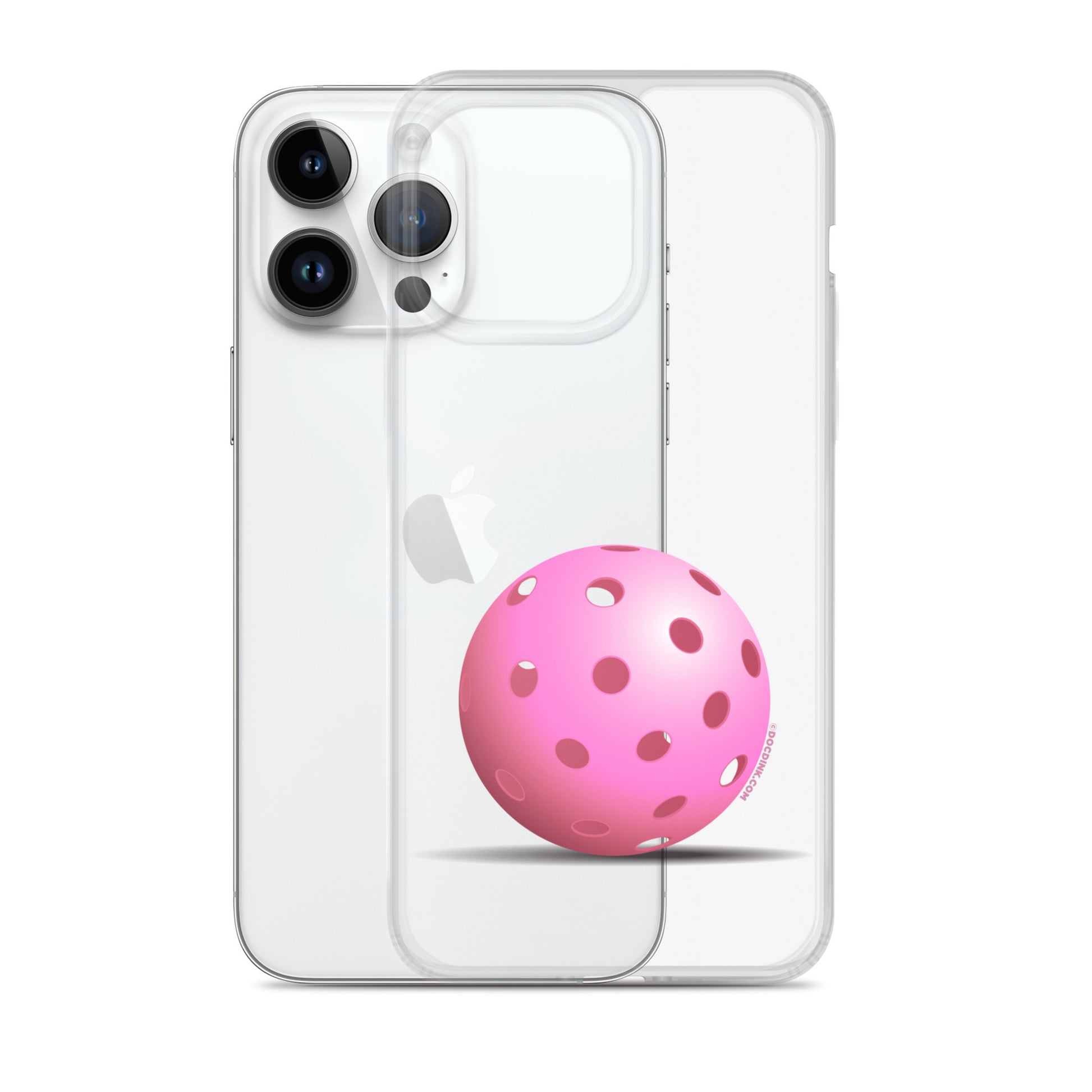 iPhone® Pickleball Case - Pink Pickleball - DocDink.com