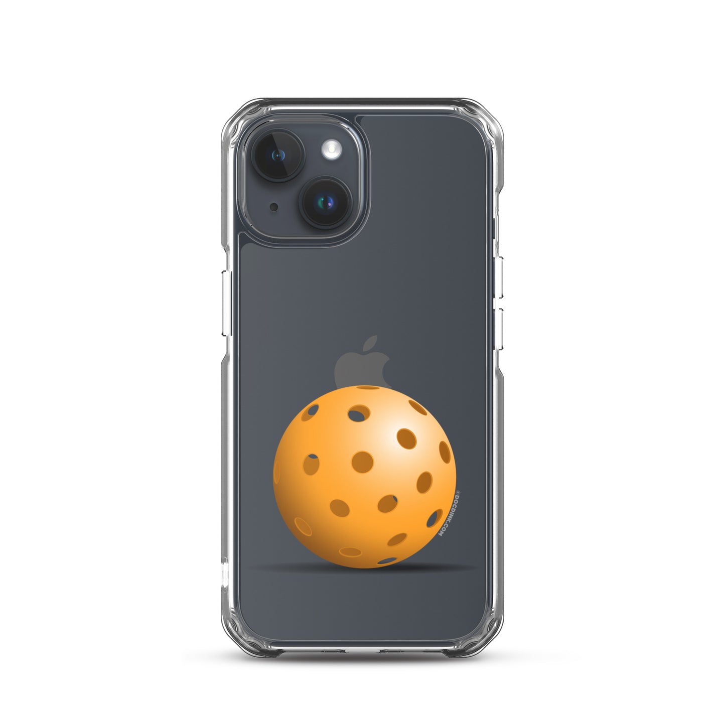 iPhone® Pickleball Case - Orange Pickleball - DocDink.com