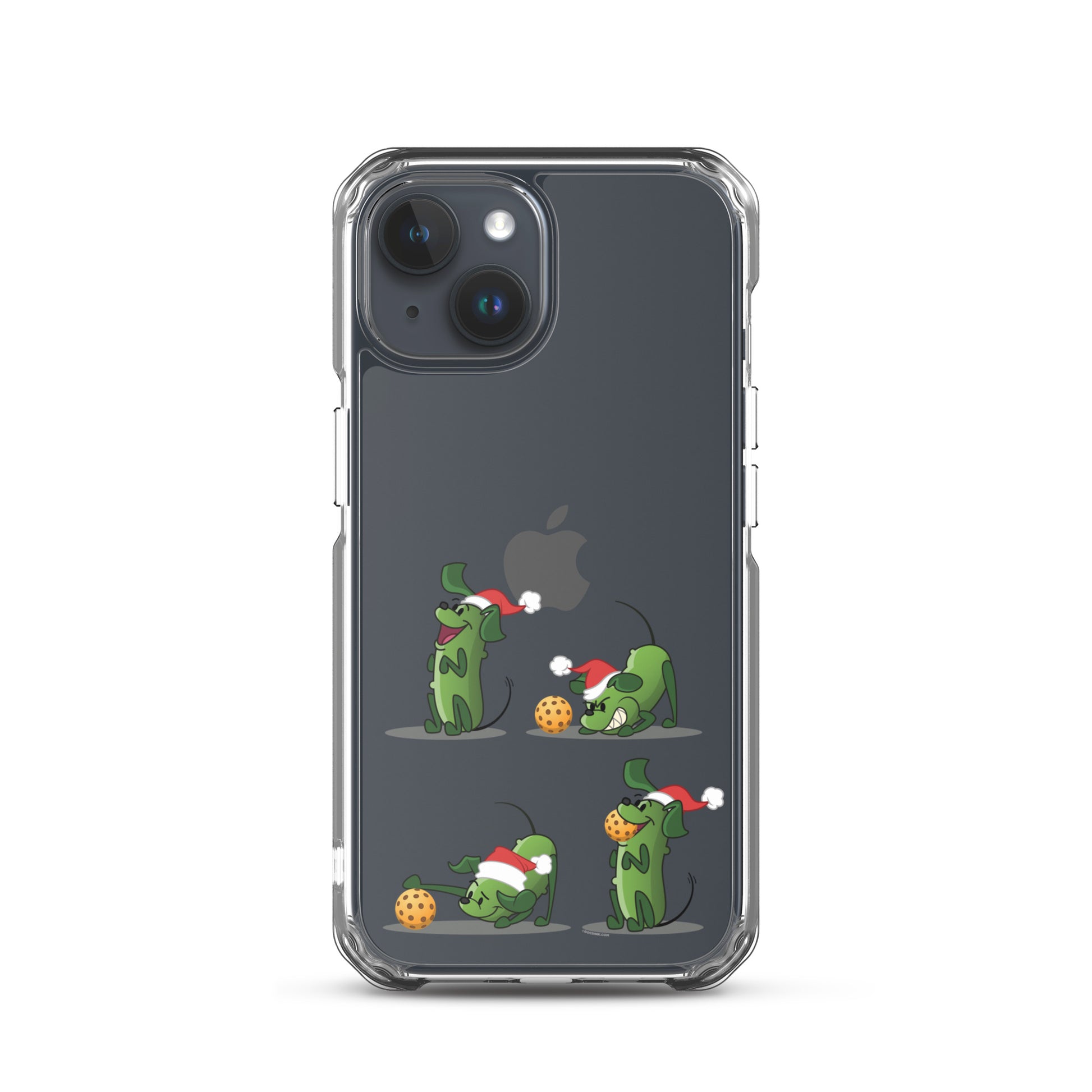 iPhone® Pickleball Case - Pickles wants to Play! - Christmas sq. - DocDink.com