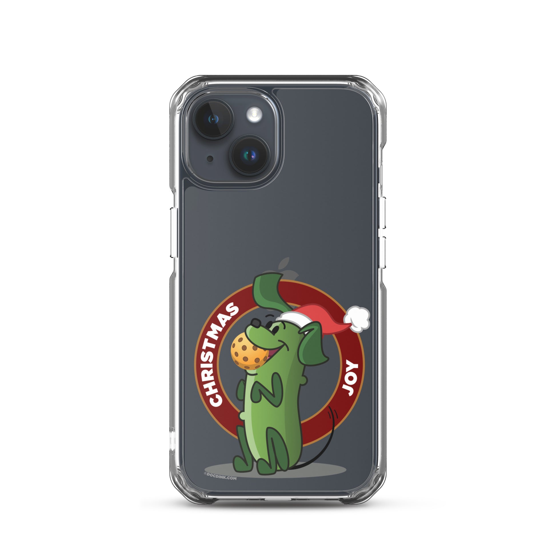 iPhone® Pickleball Case - Pickles "Christmas Joy" - DocDink.com