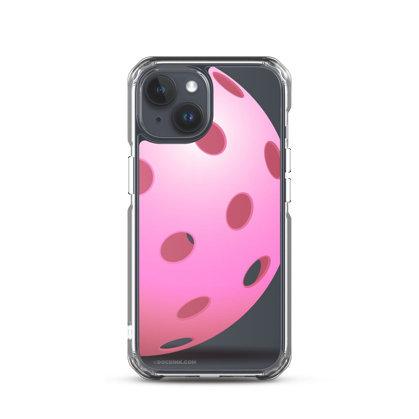 iPhone® Pickleball Case - Big Pink Pickleball - DocDink.com