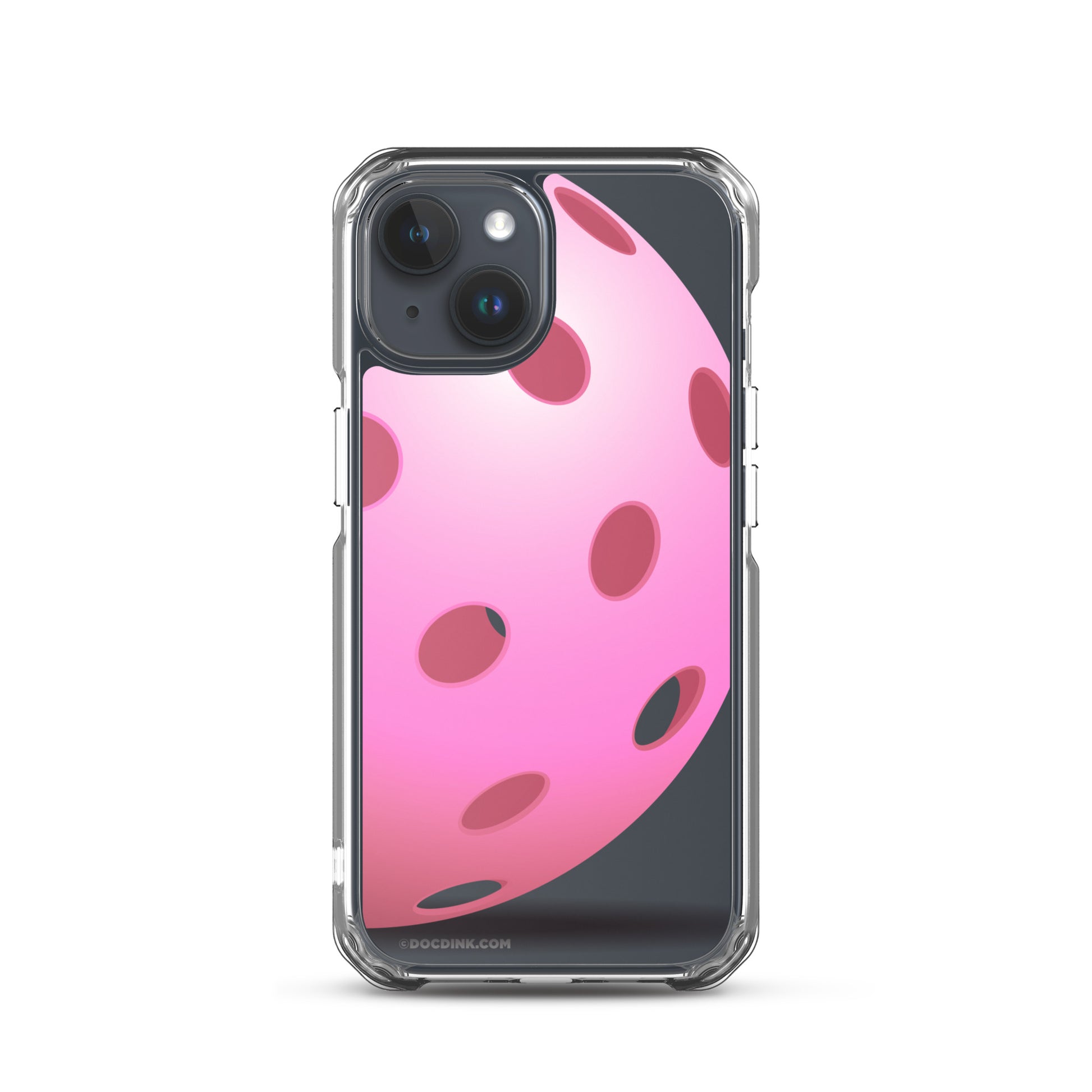 iPhone® Pickleball Case - Big Pink Pickleball - DocDink.com