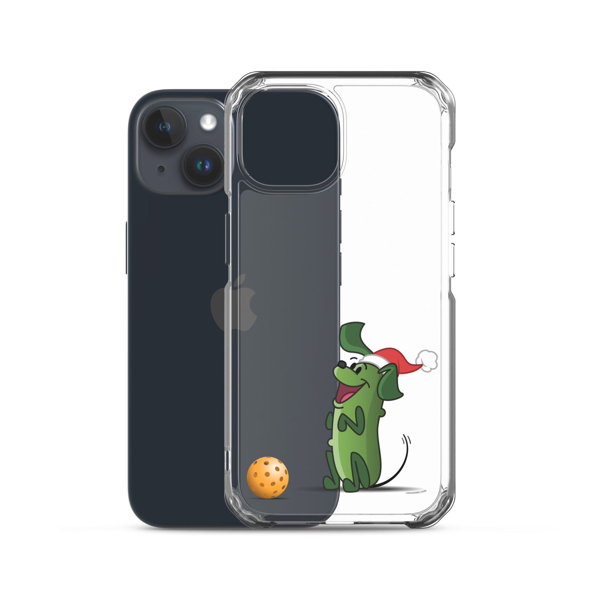 iPhone® Pickleball Case - Pickles "Wanna Play?" - Christmas - DocDink.com