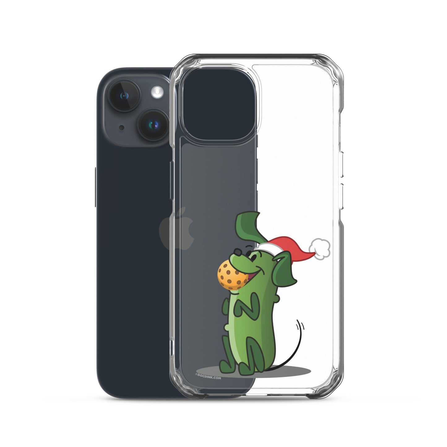 iPhone® Pickleball Case - Pickles "Let's Play Now!" - Christmas - DocDink.com