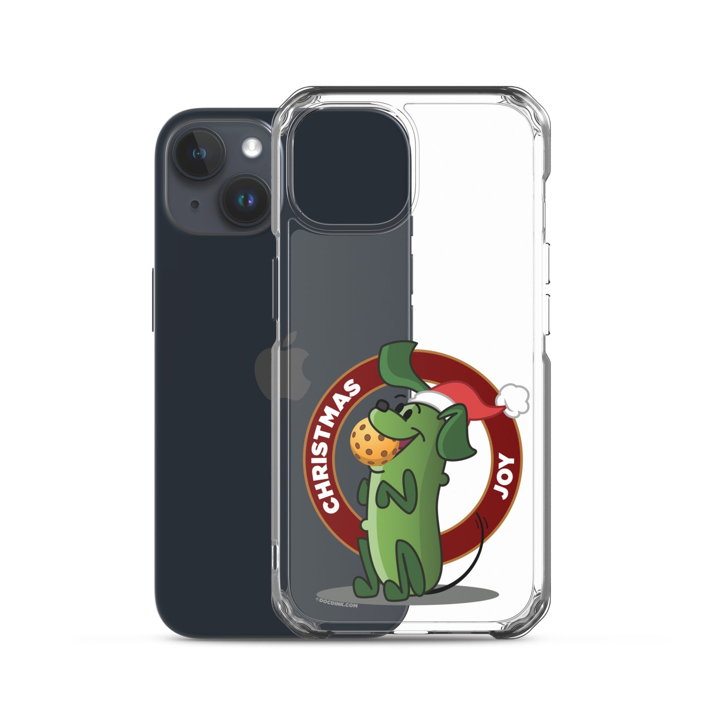 iPhone® Pickleball Case - Pickles "Christmas Joy" - DocDink.com