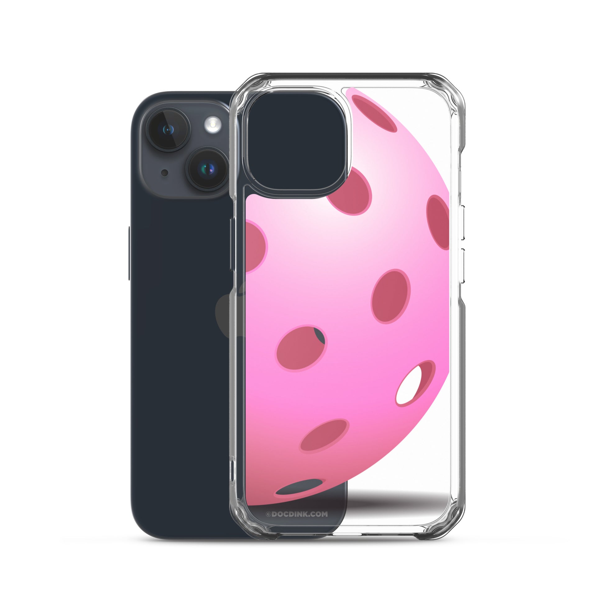 iPhone® Pickleball Case - Big Pink Pickleball - DocDink.com