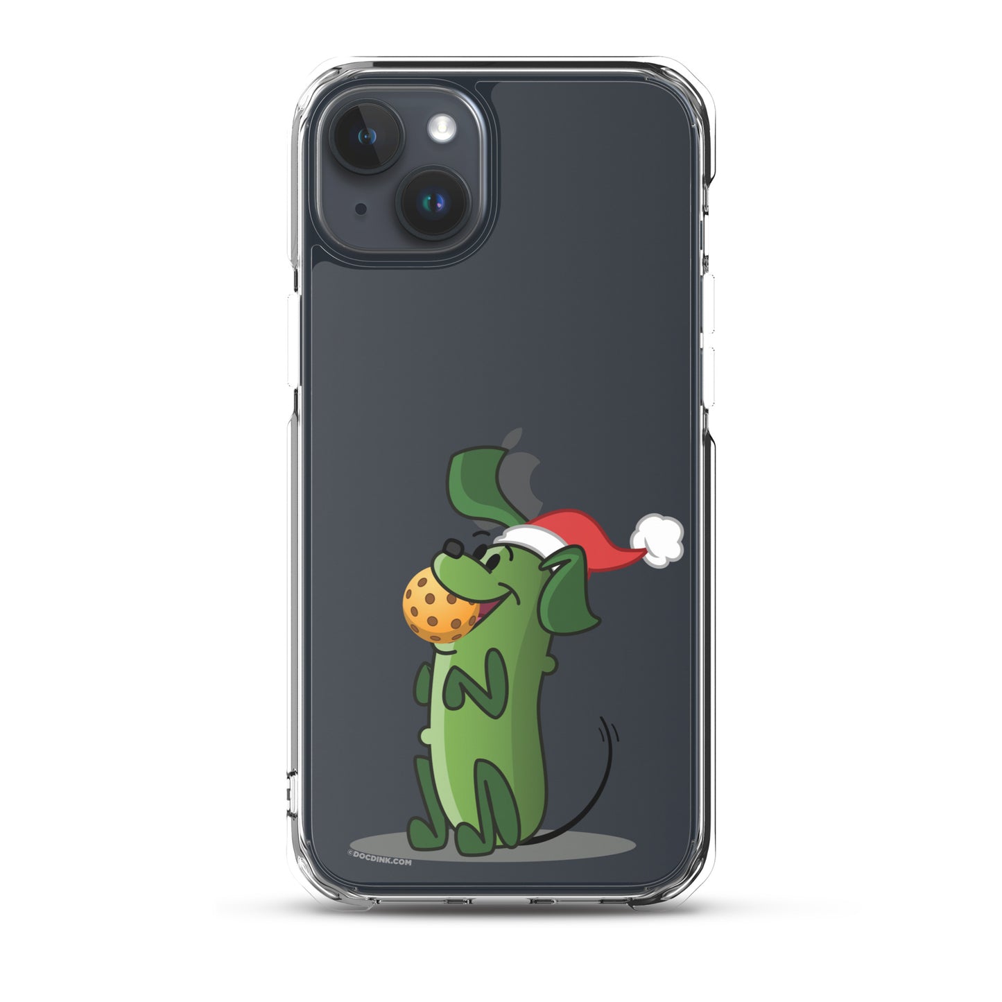 iPhone® Pickleball Case - Pickles "Let's Play Now!" - Christmas - DocDink.com