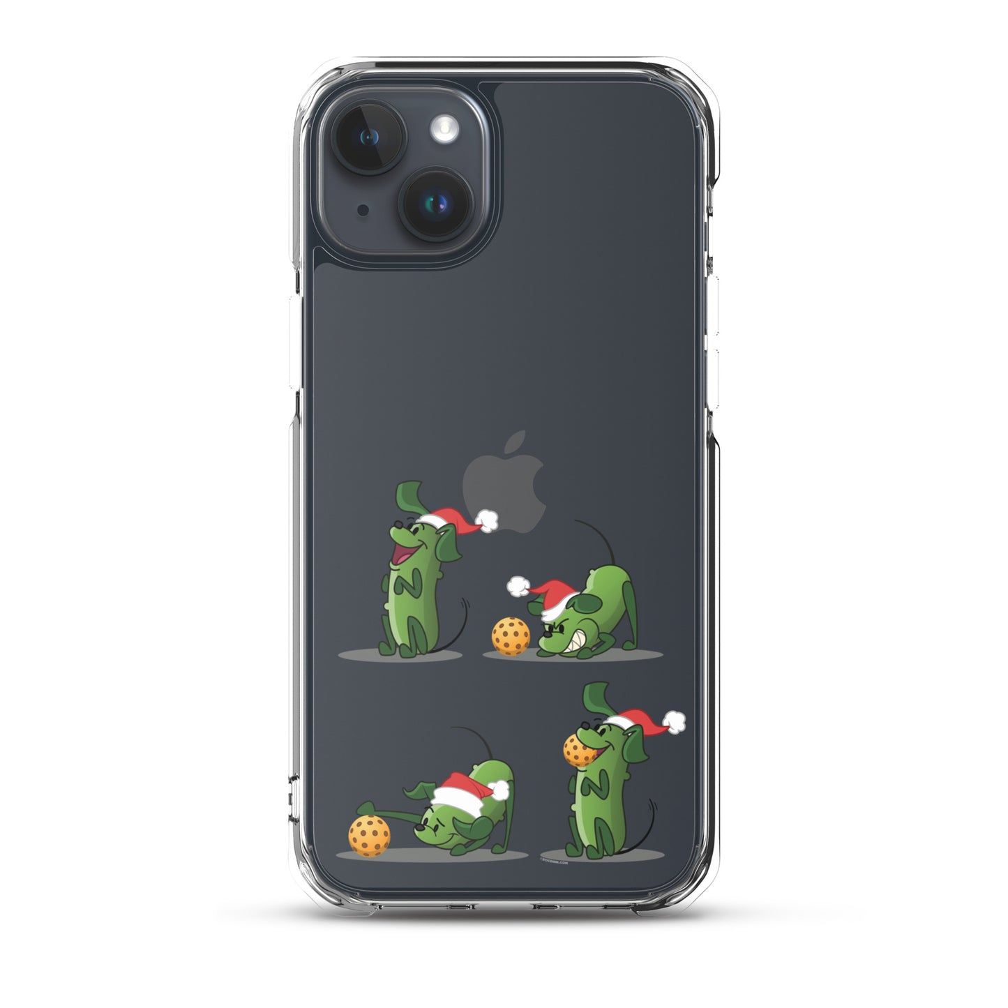 iPhone® Pickleball Case - Pickles wants to Play! - Christmas sq. - DocDink.com